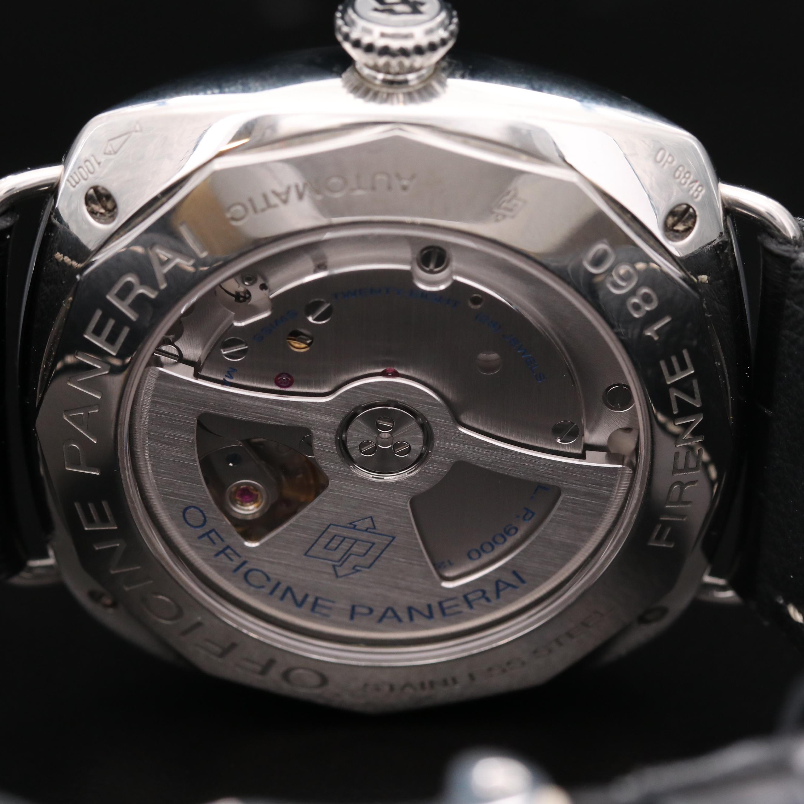 Panerai Radiomir Black Seal Three Days Stainless Steel Automatic Watch