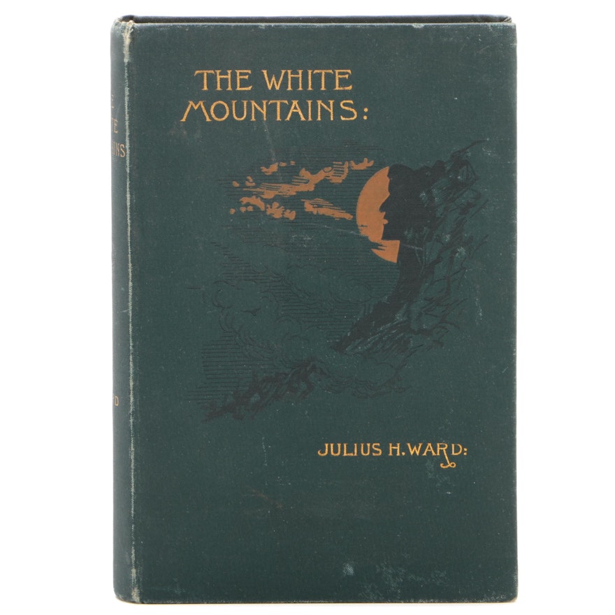 First Edition "The White Mountains" by Julius H. Ward with Map, 1890