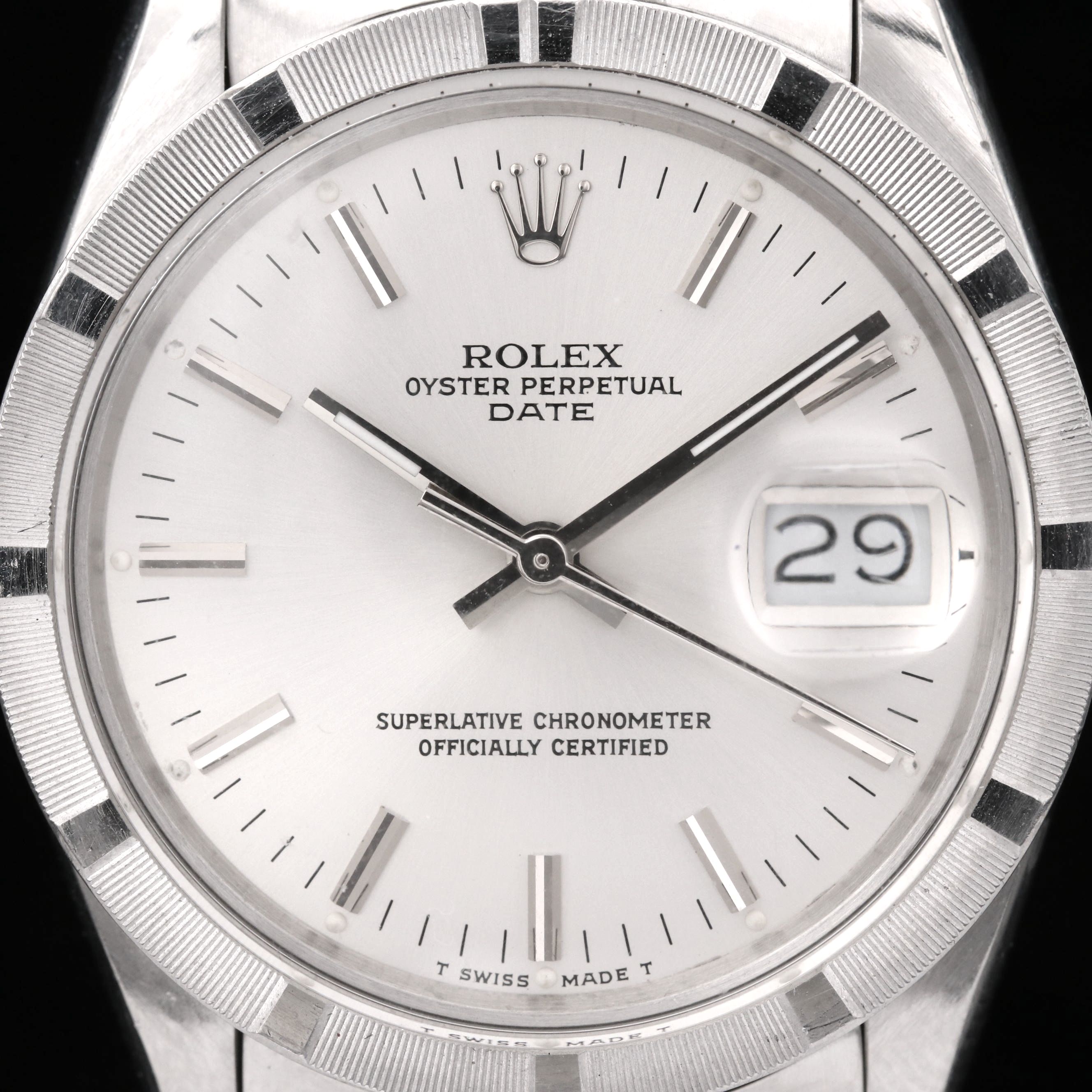 Rolex Date 15010 Stainless Steel Automatic Watch, 1986