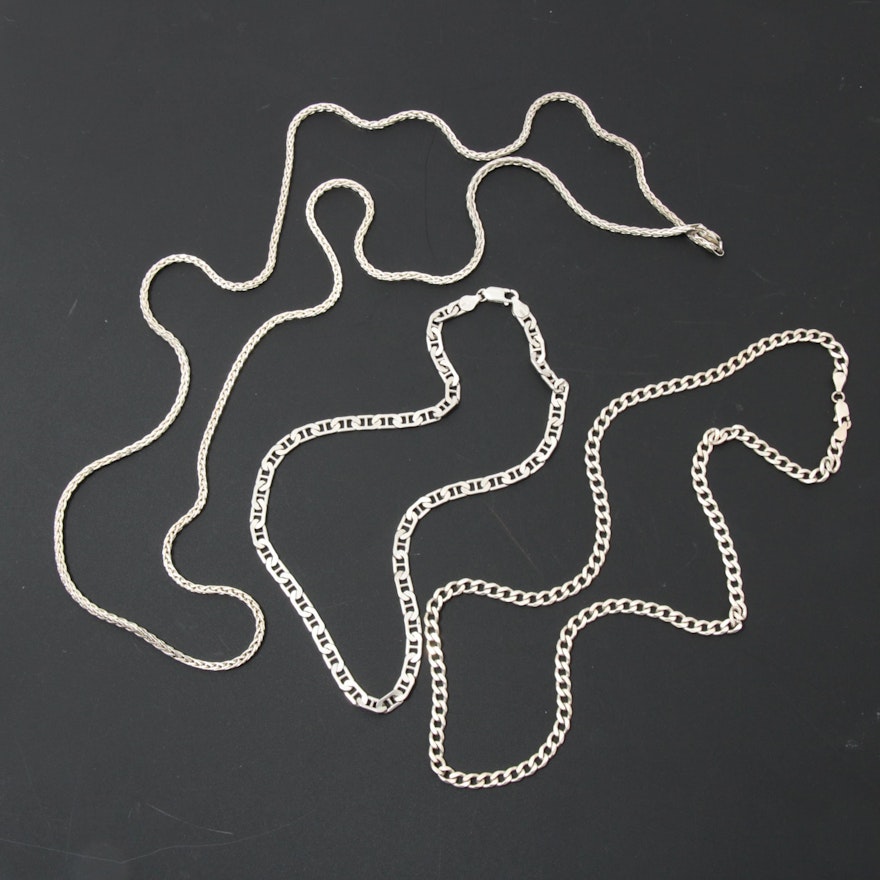Sterling Silver Necklace Chains