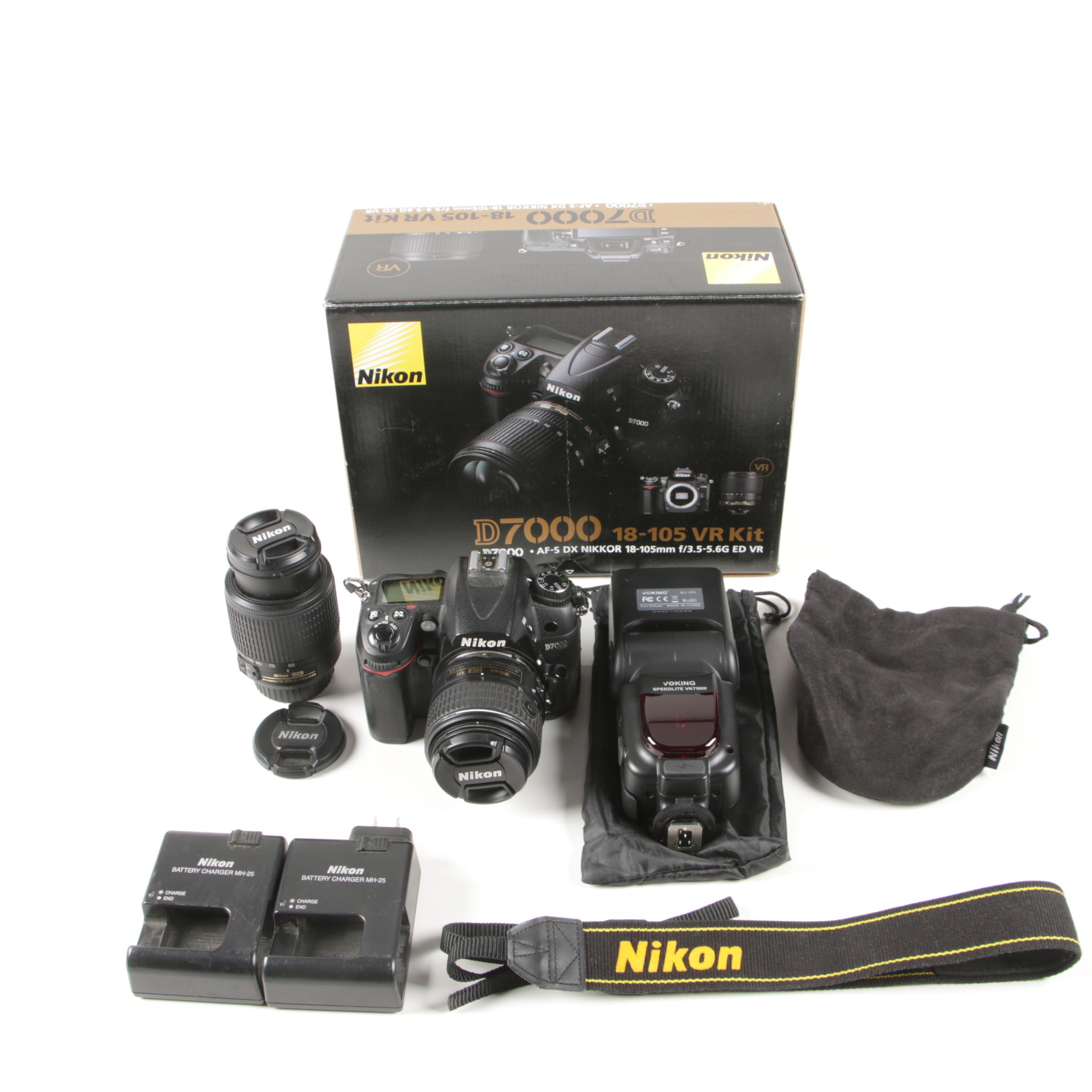 Nikon D7000 Camera and Accessories