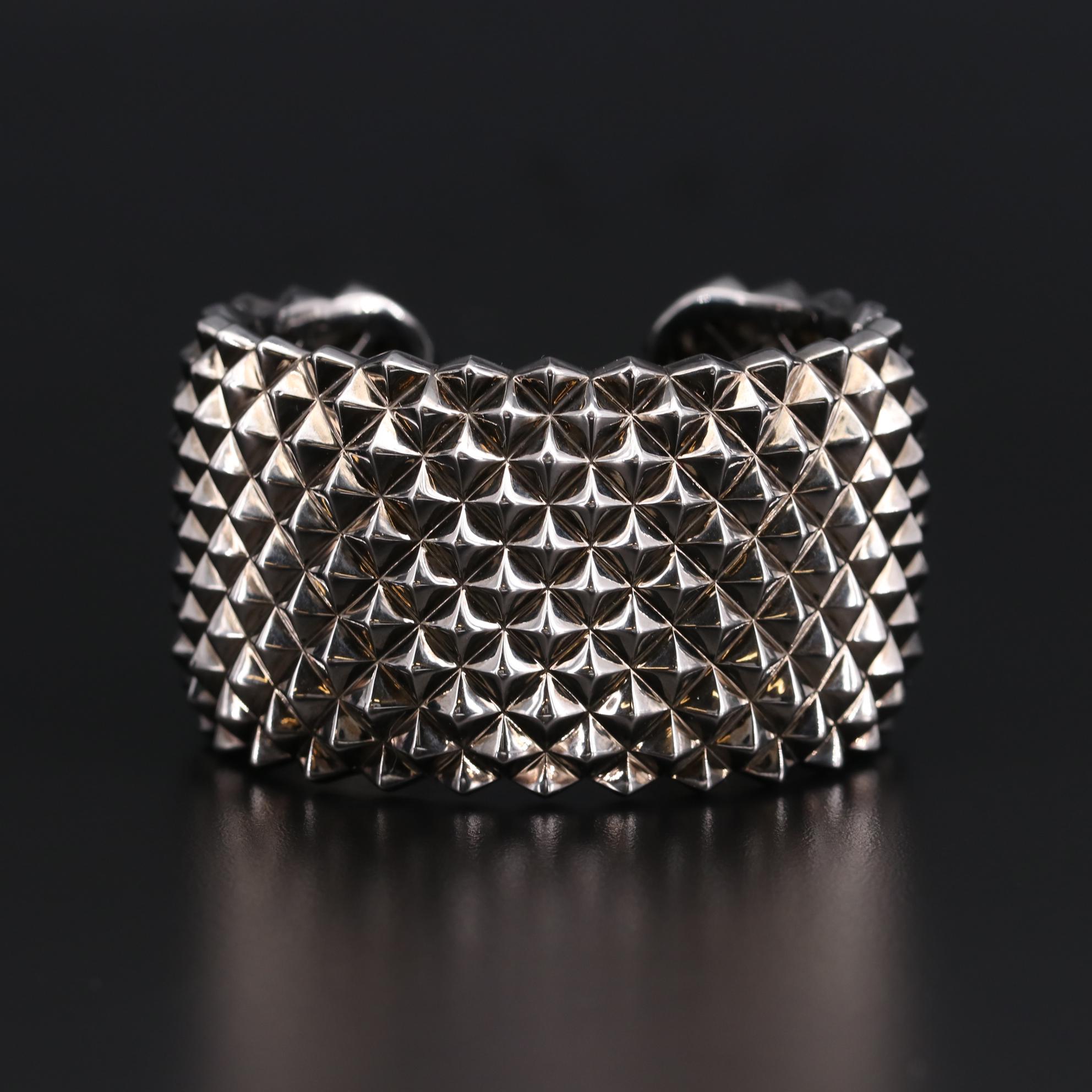 Stephen Webster "Superstud" Sterling Silver Cuff Bracelet