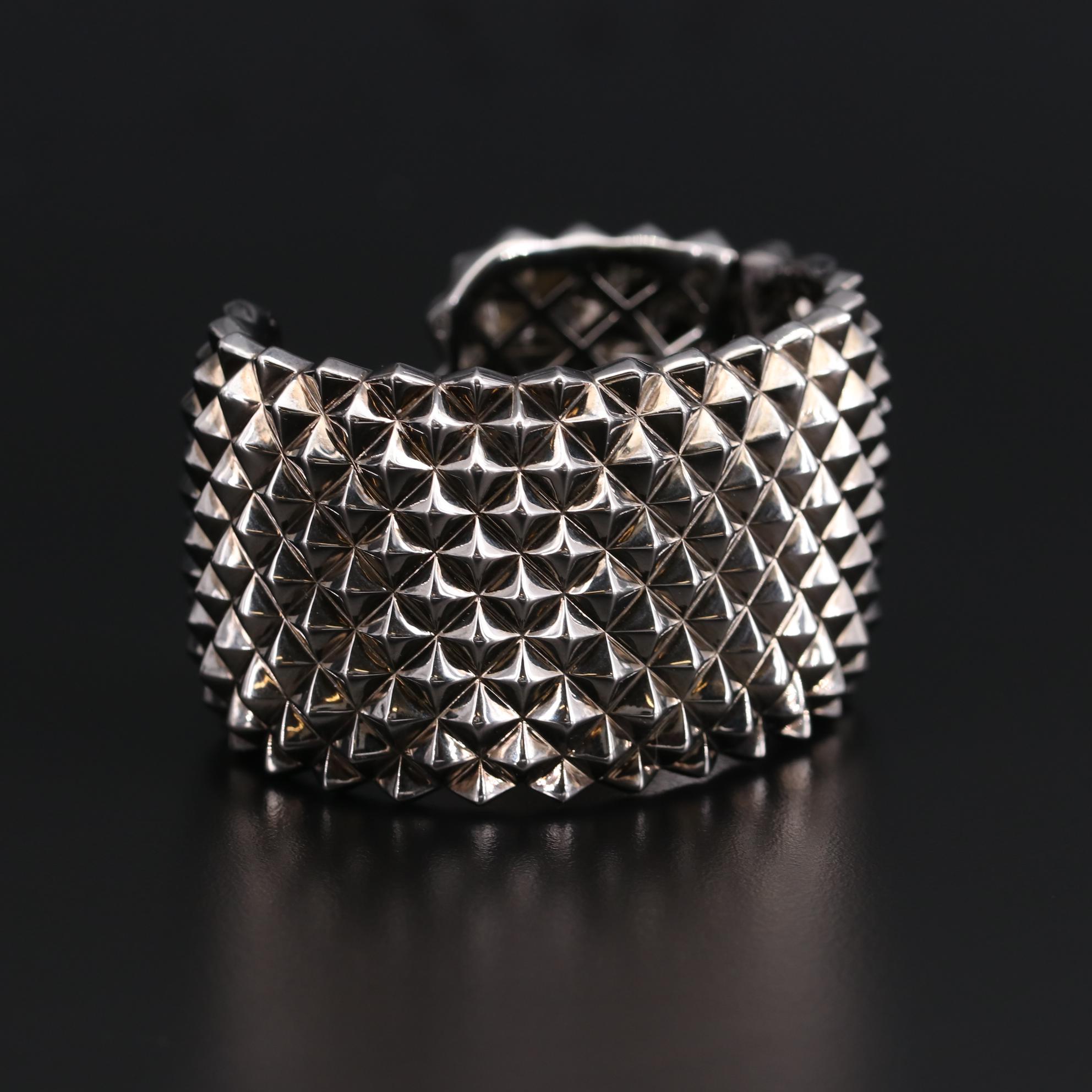 Stephen Webster "Superstud" Sterling Silver Cuff Bracelet