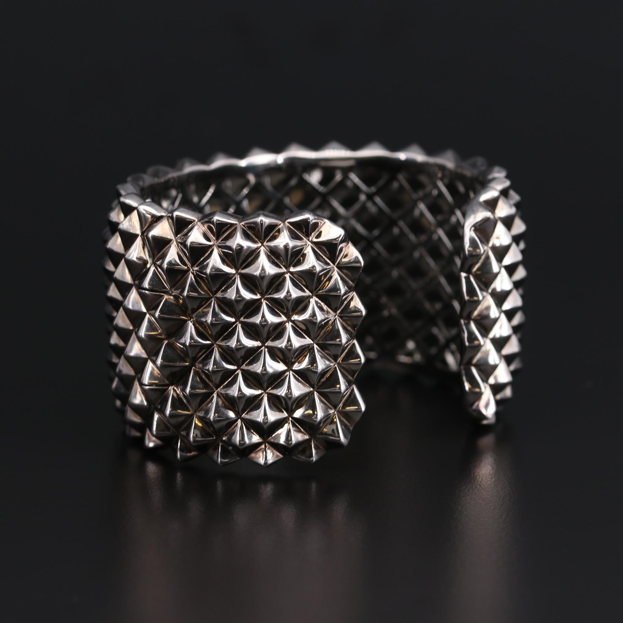 Stephen Webster "Superstud" Sterling Silver Cuff Bracelet