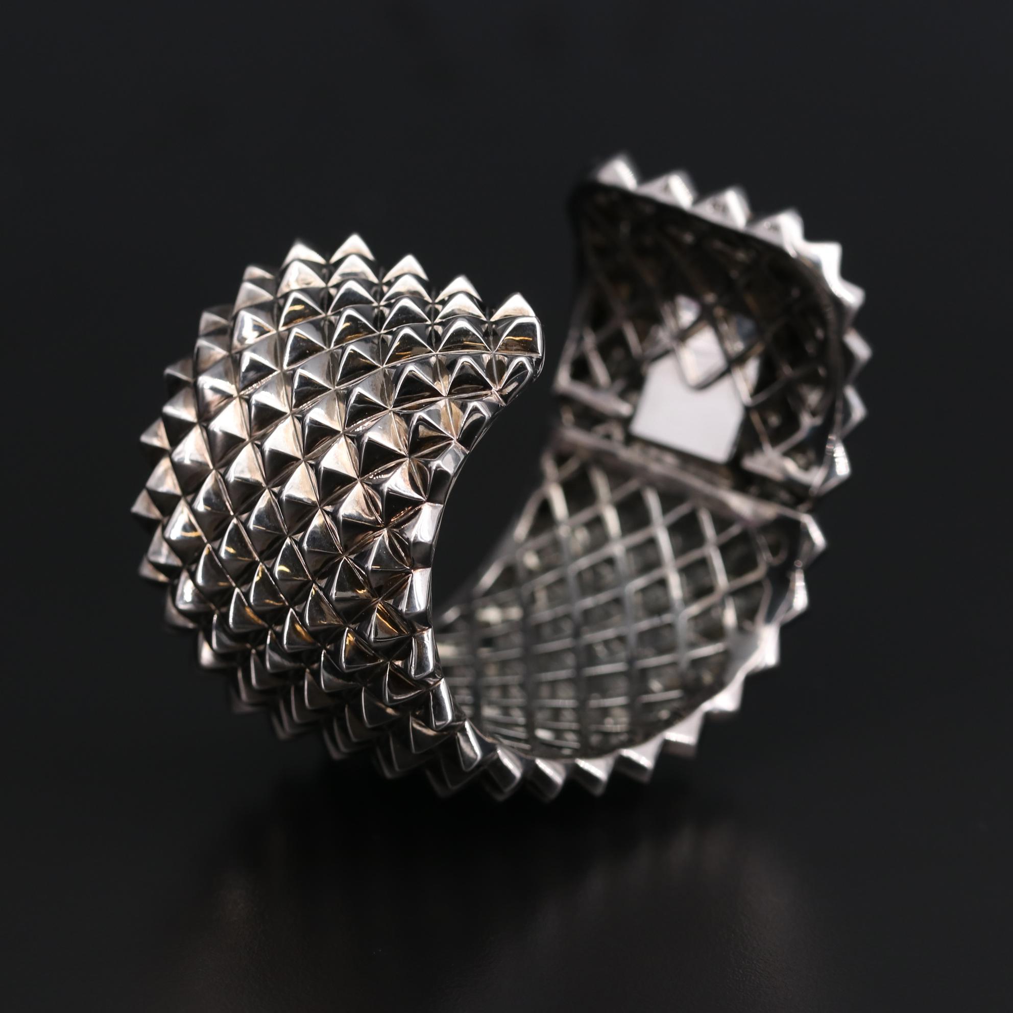 Stephen Webster "Superstud" Sterling Silver Cuff Bracelet