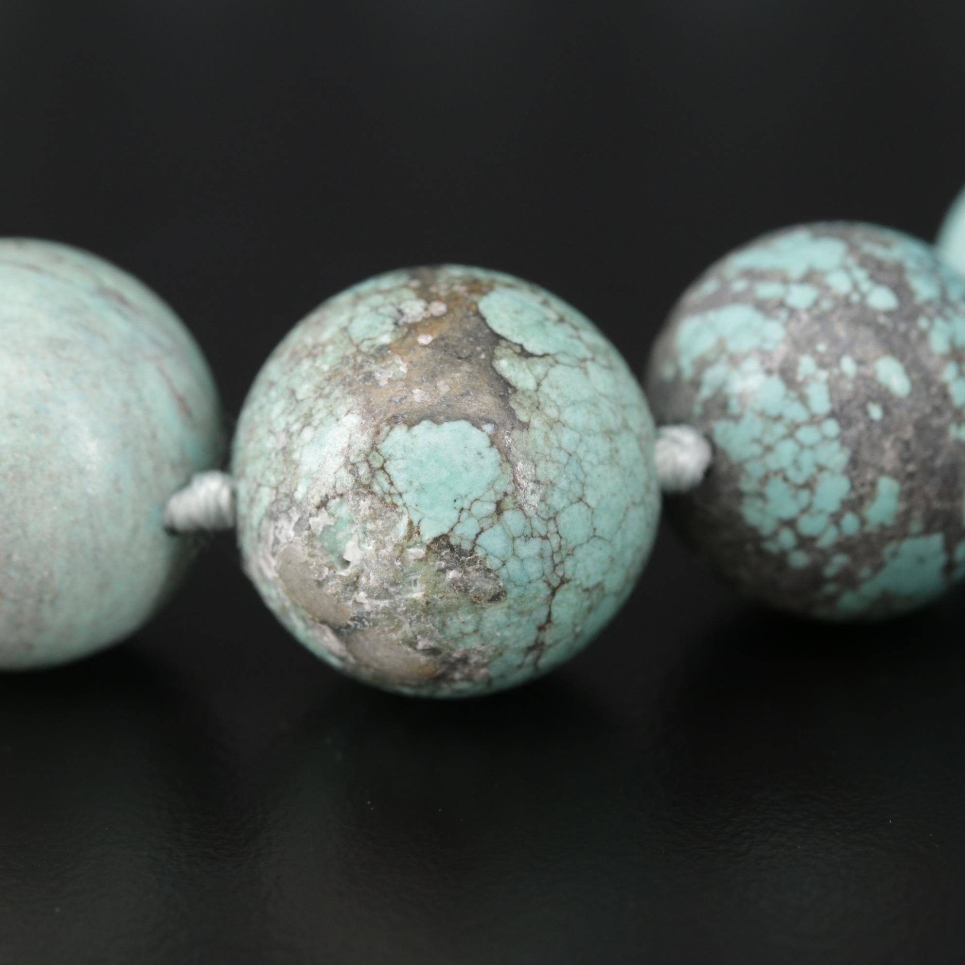 Endless Beaded Turquoise Necklace