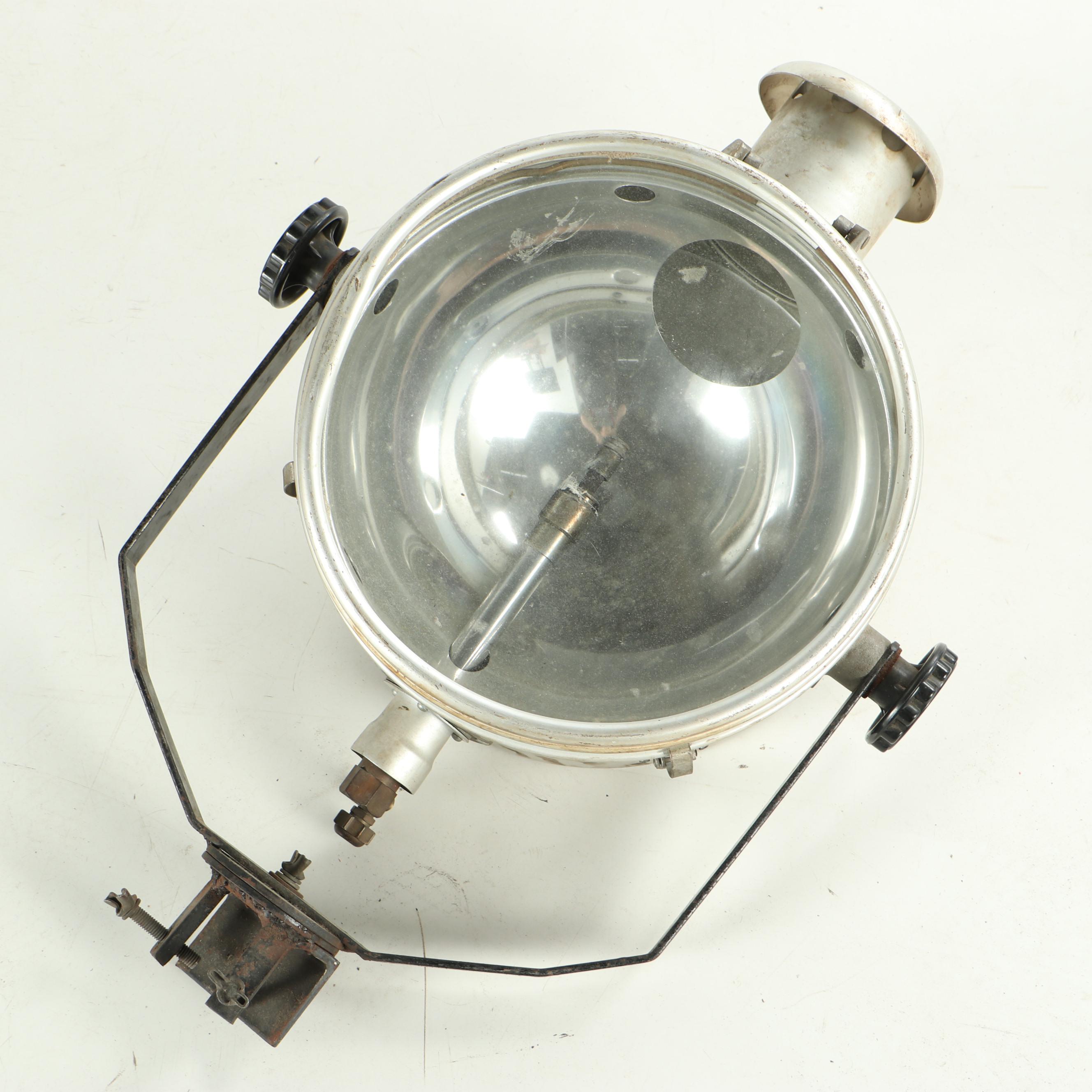 Wm. W. Lee & Sons Model 130 Large Aluminum and Cast Flood Lights, 1960s