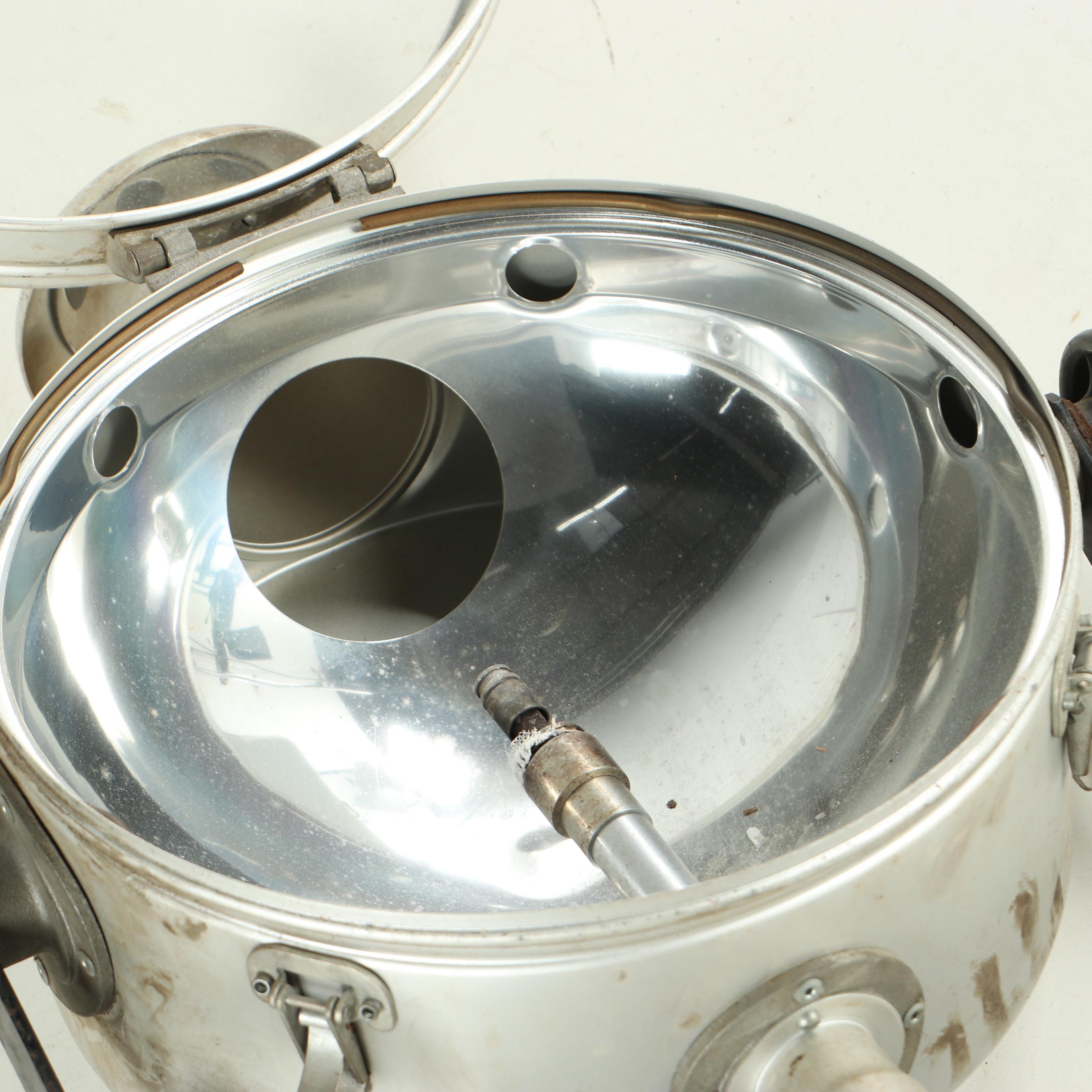 Wm. W. Lee & Sons Model 130 Large Aluminum and Cast Flood Lights, 1960s