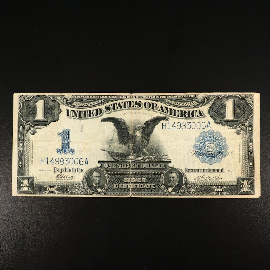 Series of 1899 Blue Seal $1 Silver Certificate
