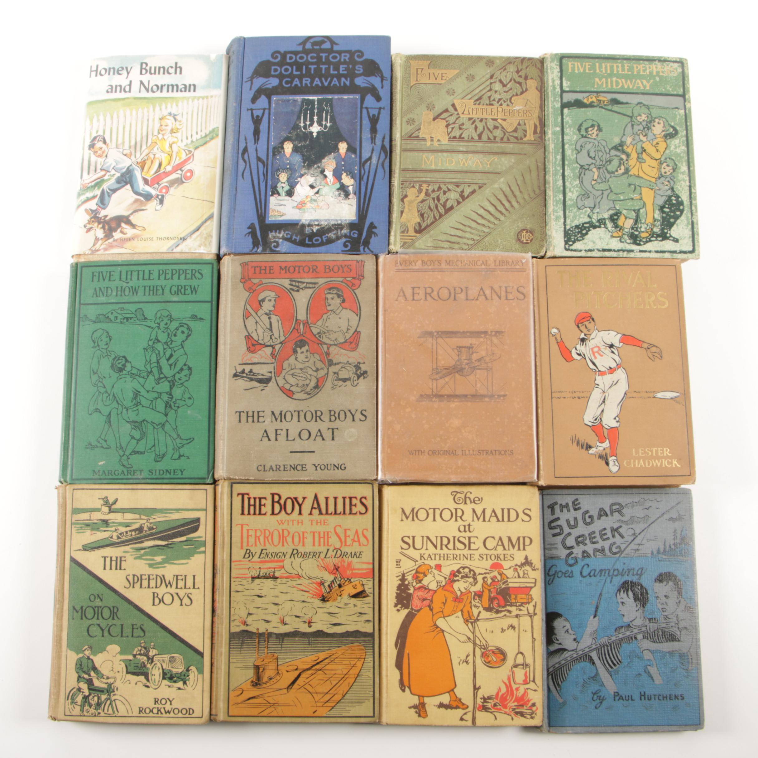 Book as Part of Series "Doctor Dolittle", "Five Little Peppers" and Others