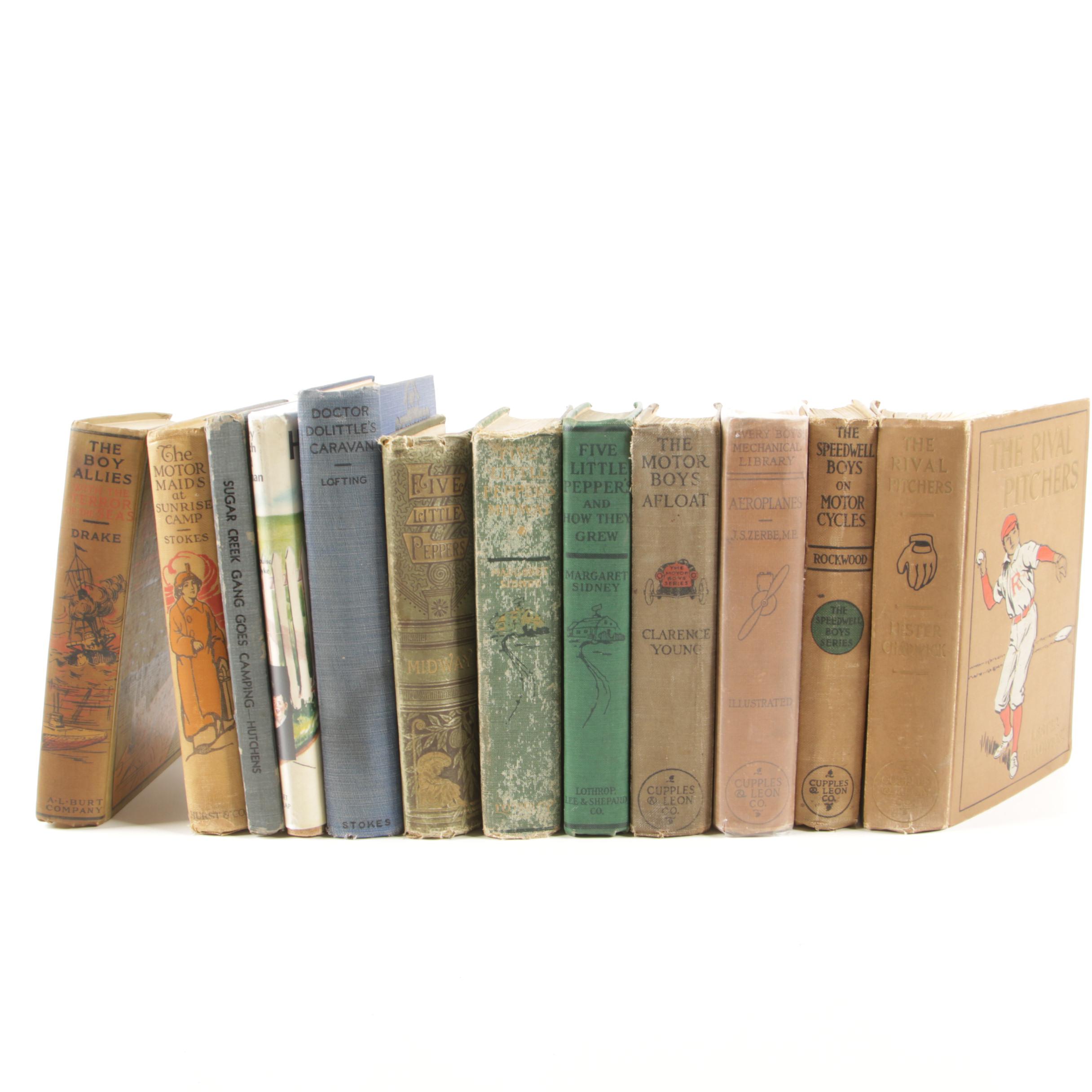 Book as Part of Series "Doctor Dolittle", "Five Little Peppers" and Others