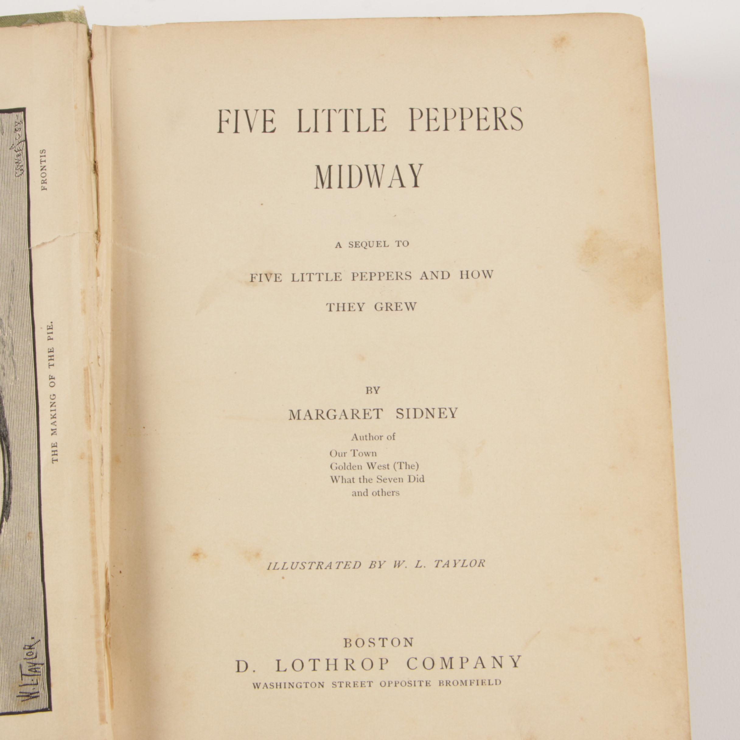 Book as Part of Series "Doctor Dolittle", "Five Little Peppers" and Others