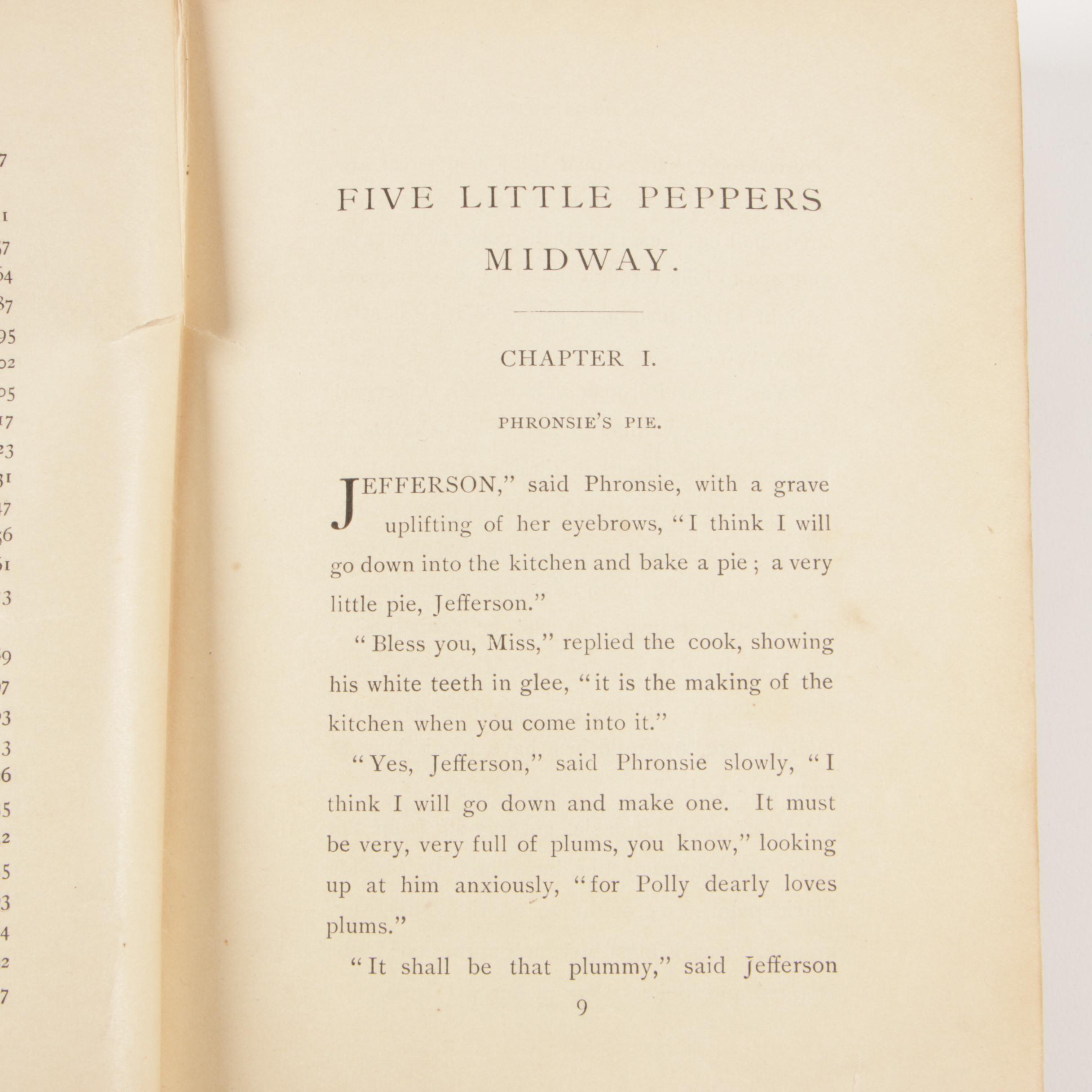 Book as Part of Series "Doctor Dolittle", "Five Little Peppers" and Others