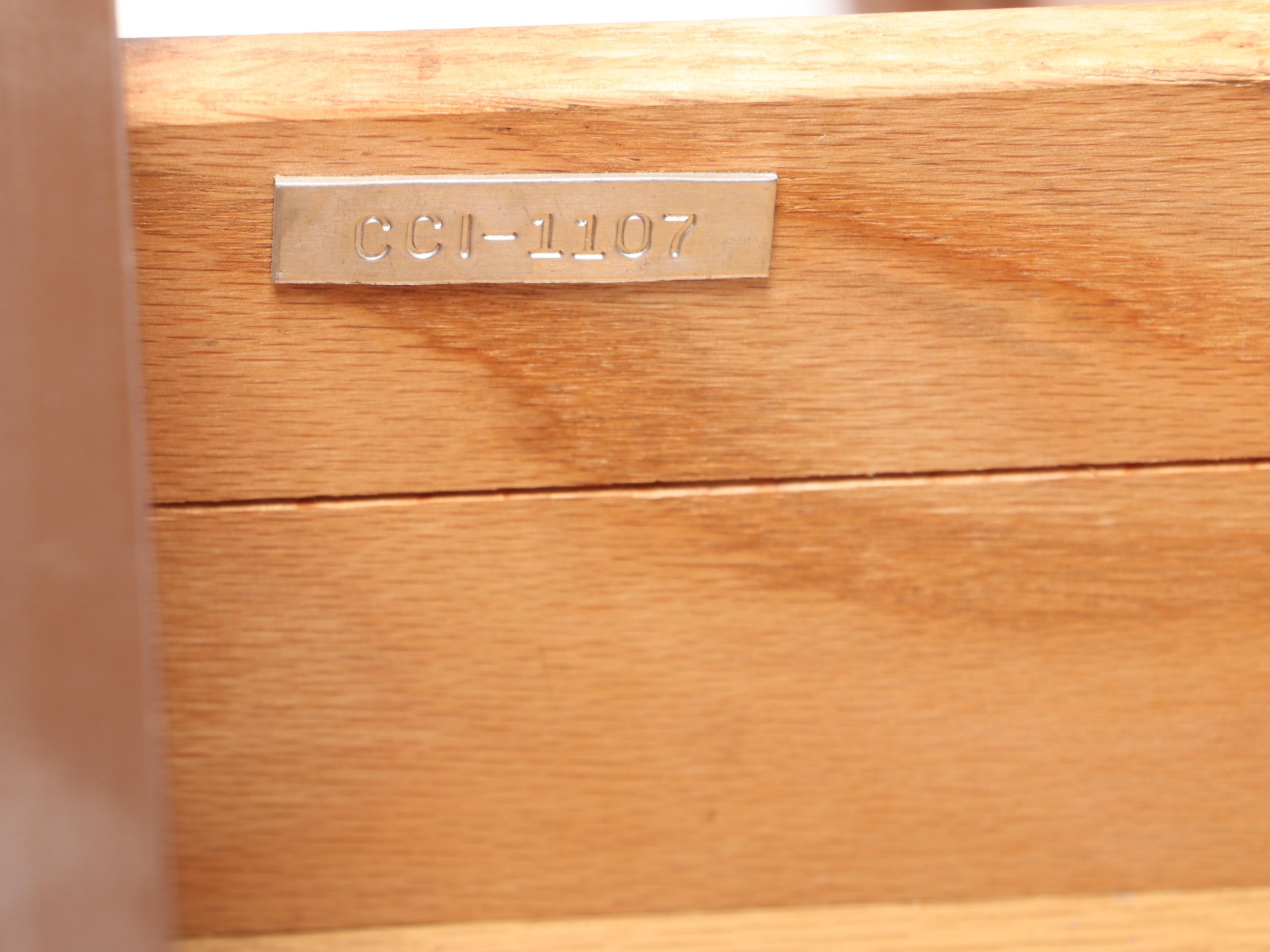 Alma Desk Co. "Administrator Series" Walnut and Laminate Top Credenza