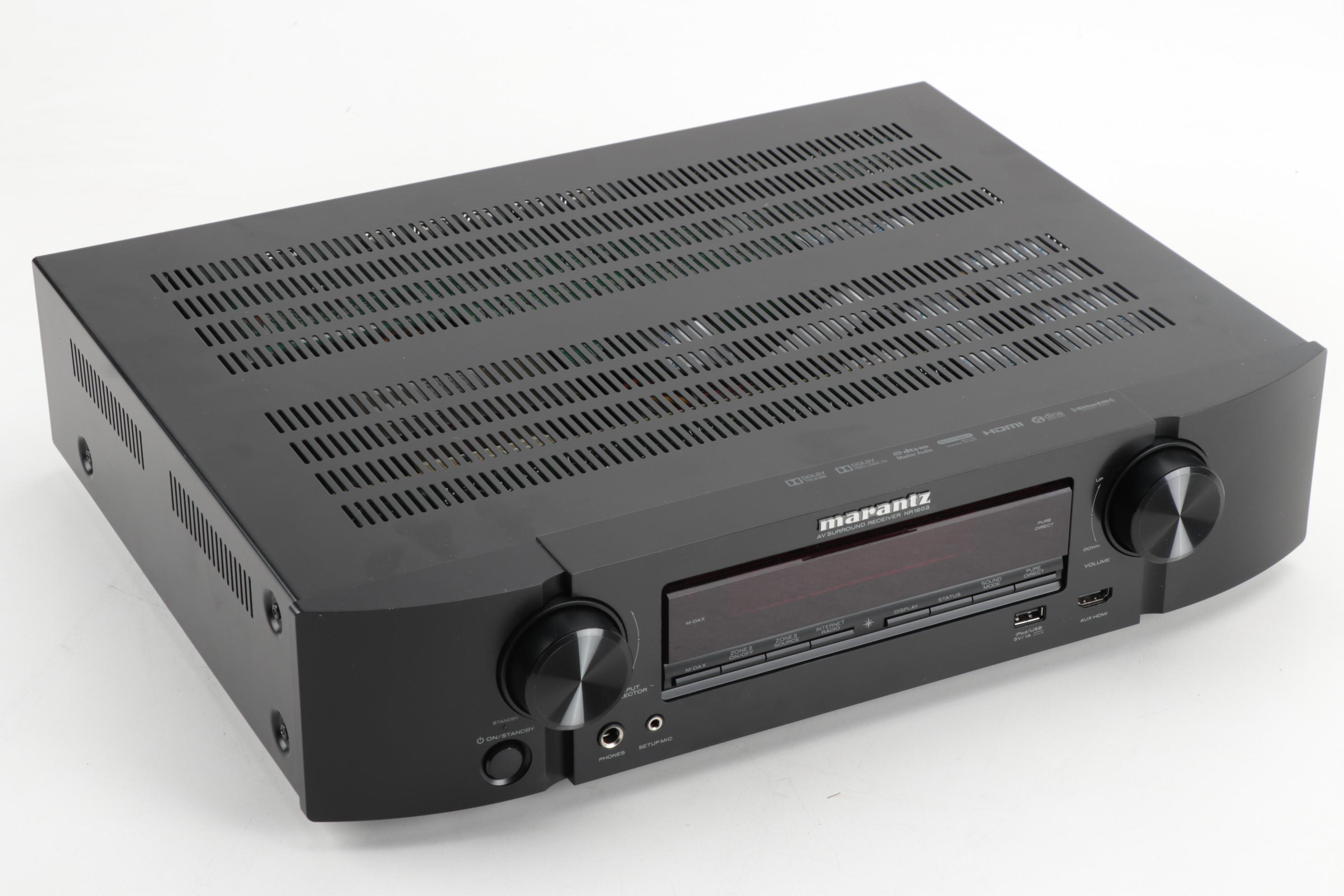 Marantz NR1603 Slim Line Audio/Video Receiver with Apple AirPlay