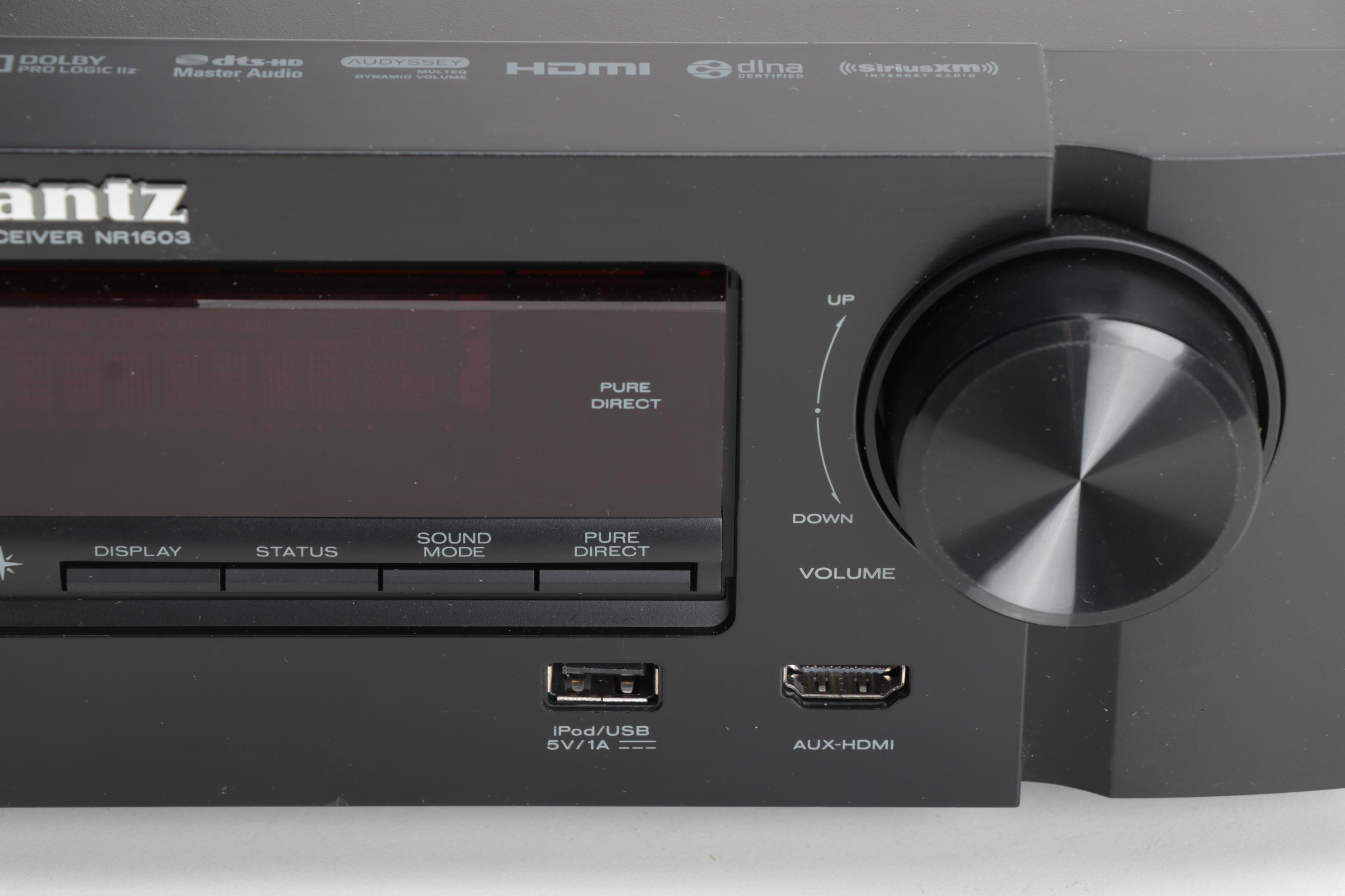 Marantz NR1603 Slim Line Audio/Video Receiver with Apple AirPlay