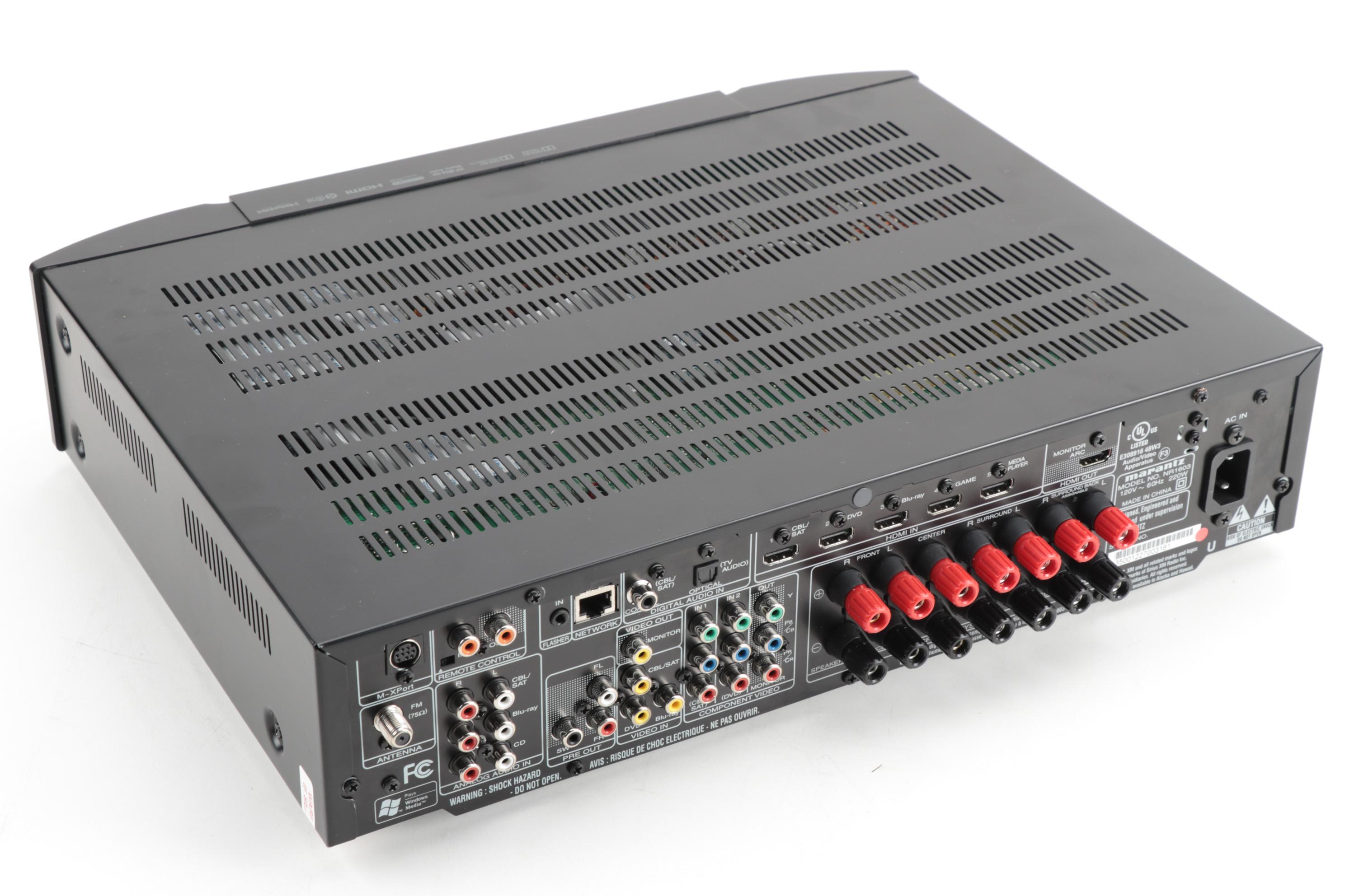 Marantz NR1603 Slim Line Audio/Video Receiver with Apple AirPlay