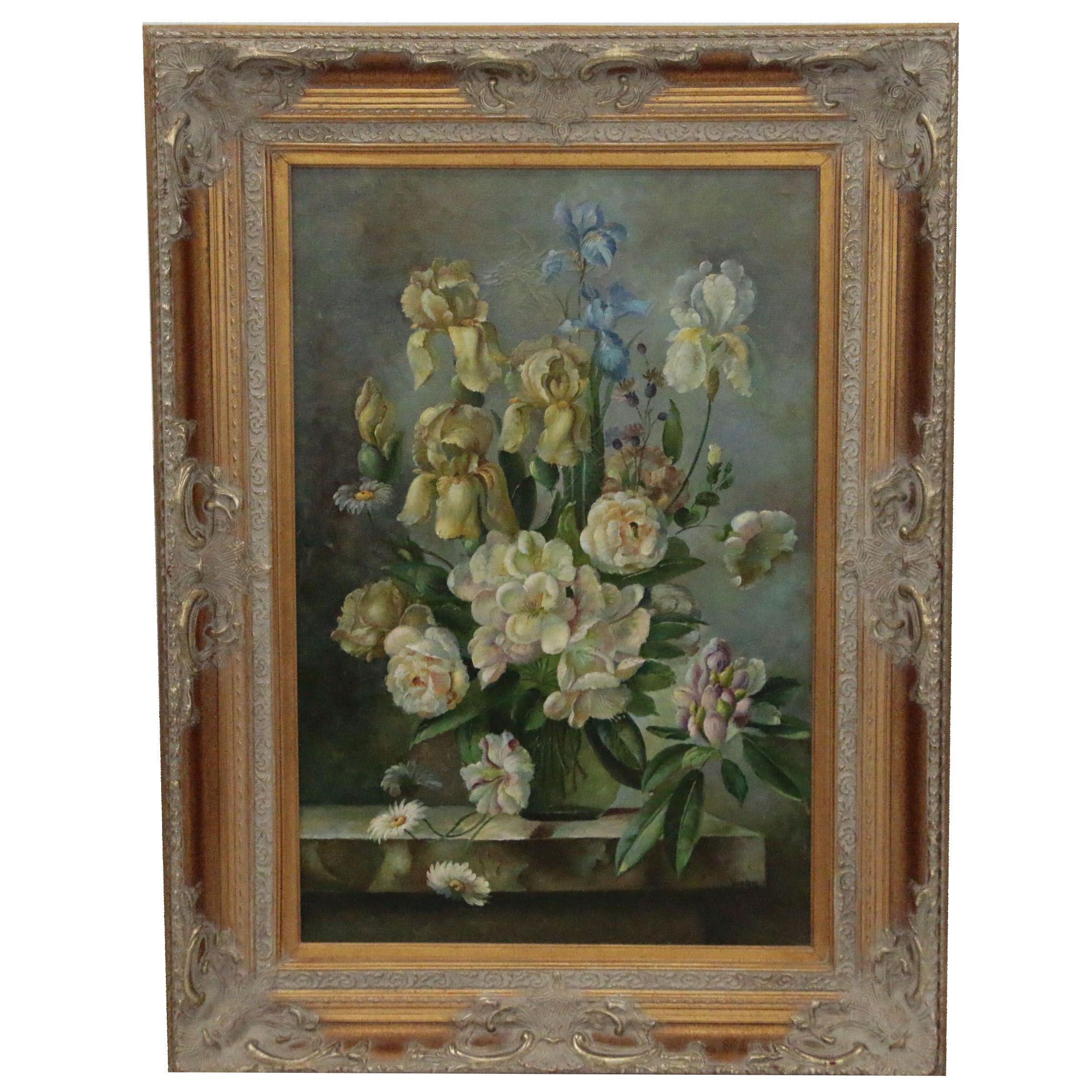Vandenberg Floral Still Life Oil Painting