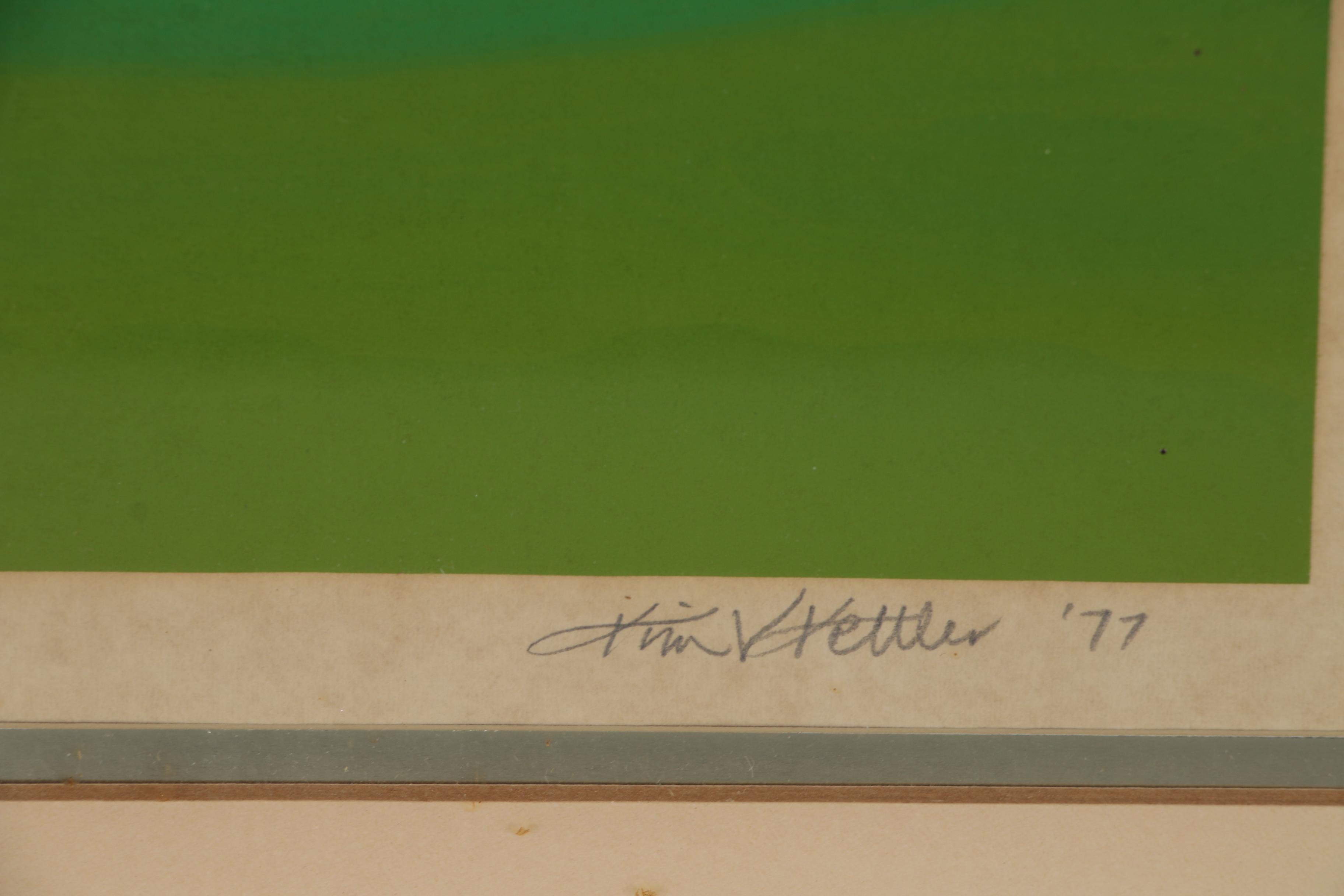 Kim Kettler Serigraph "Goose & Gander", 1977