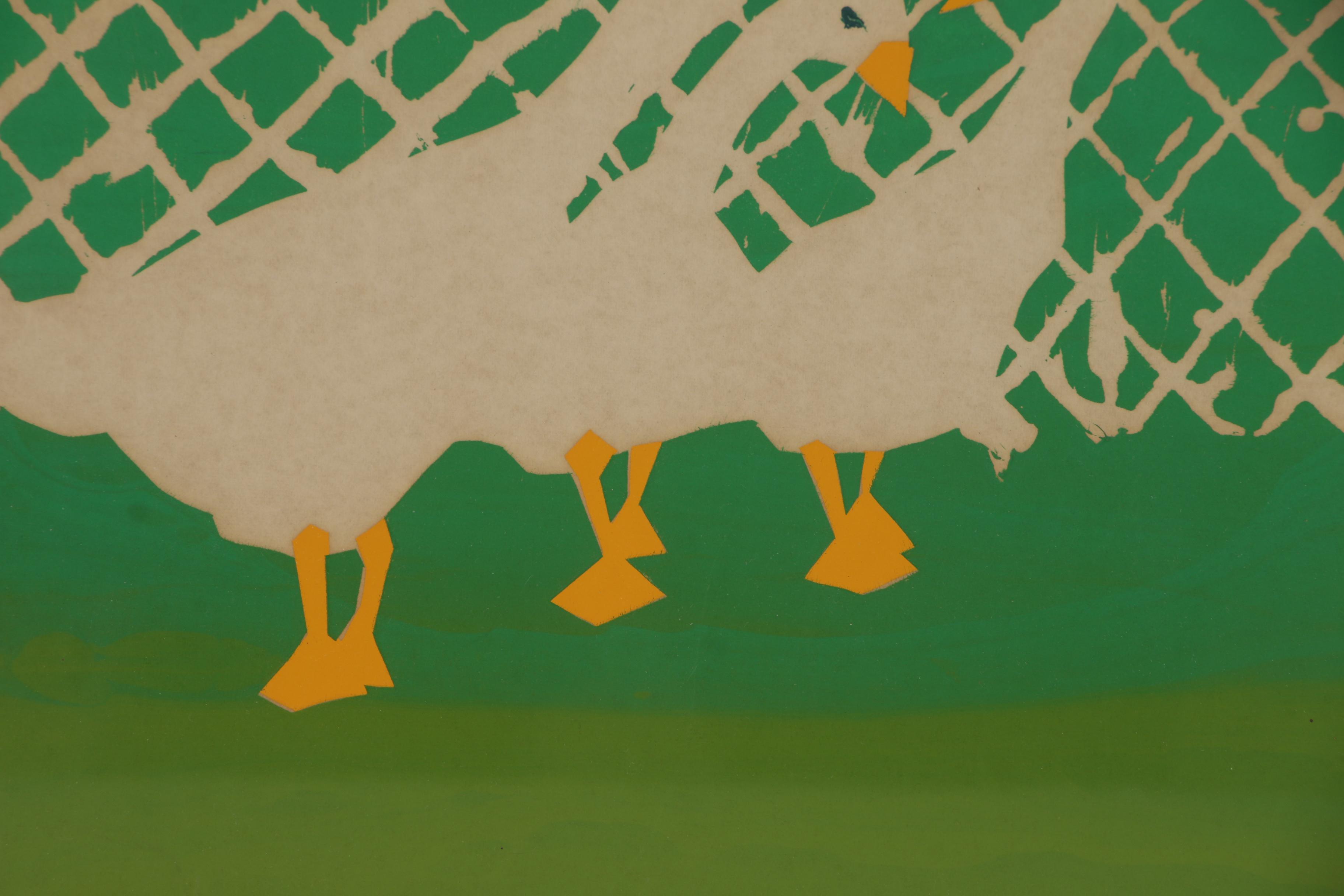 Kim Kettler Serigraph "Goose & Gander", 1977