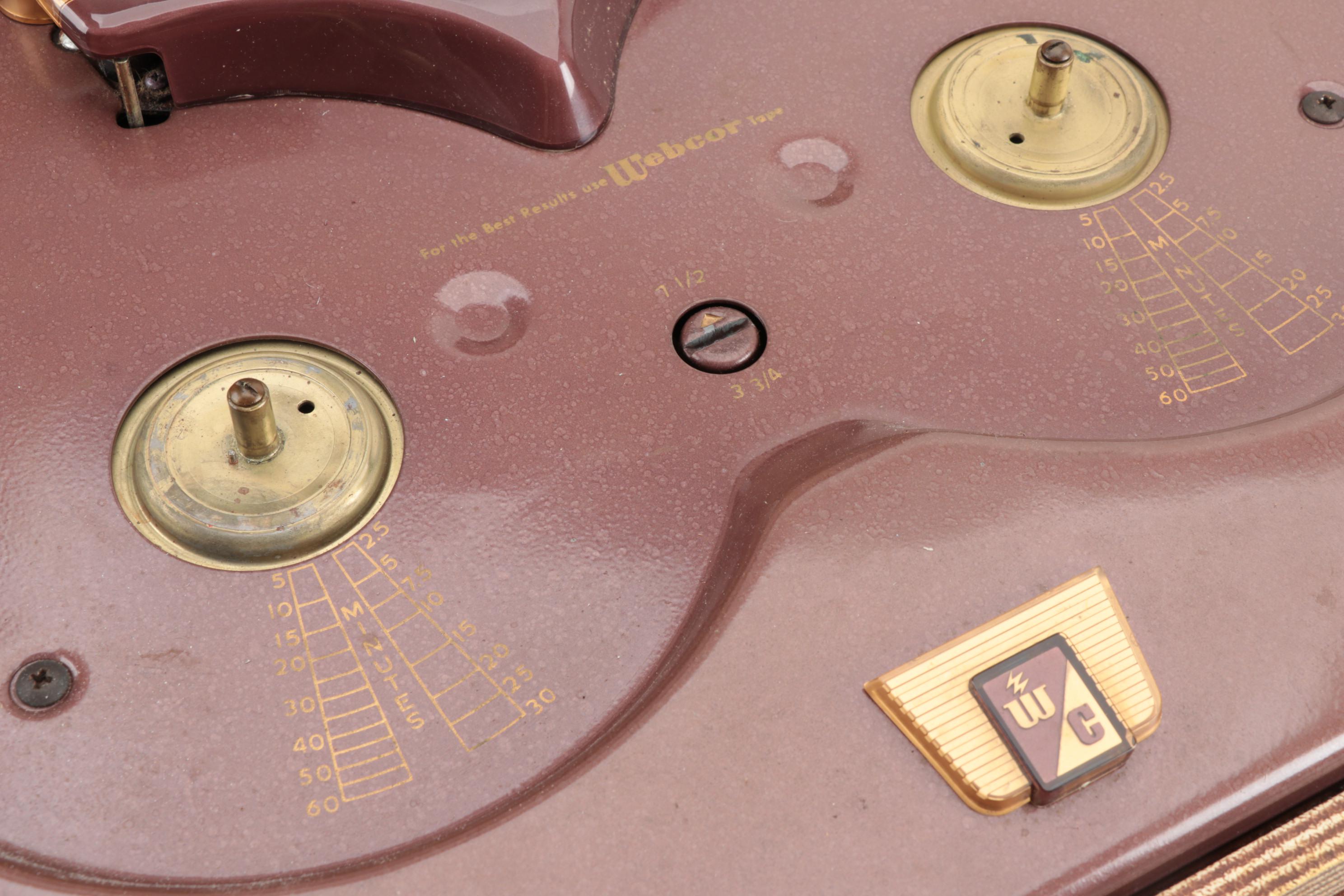 Webcor Tape Recorder, Mid Century