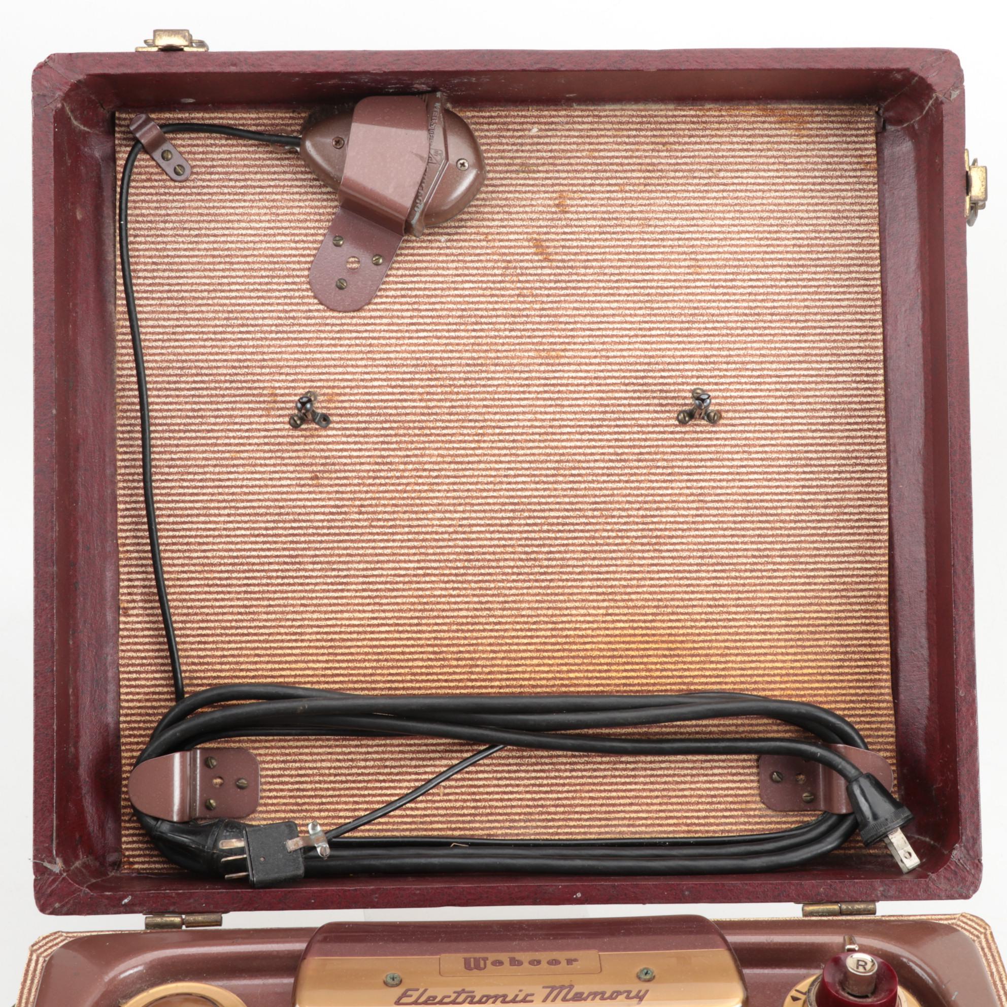 Webcor Tape Recorder, Mid Century