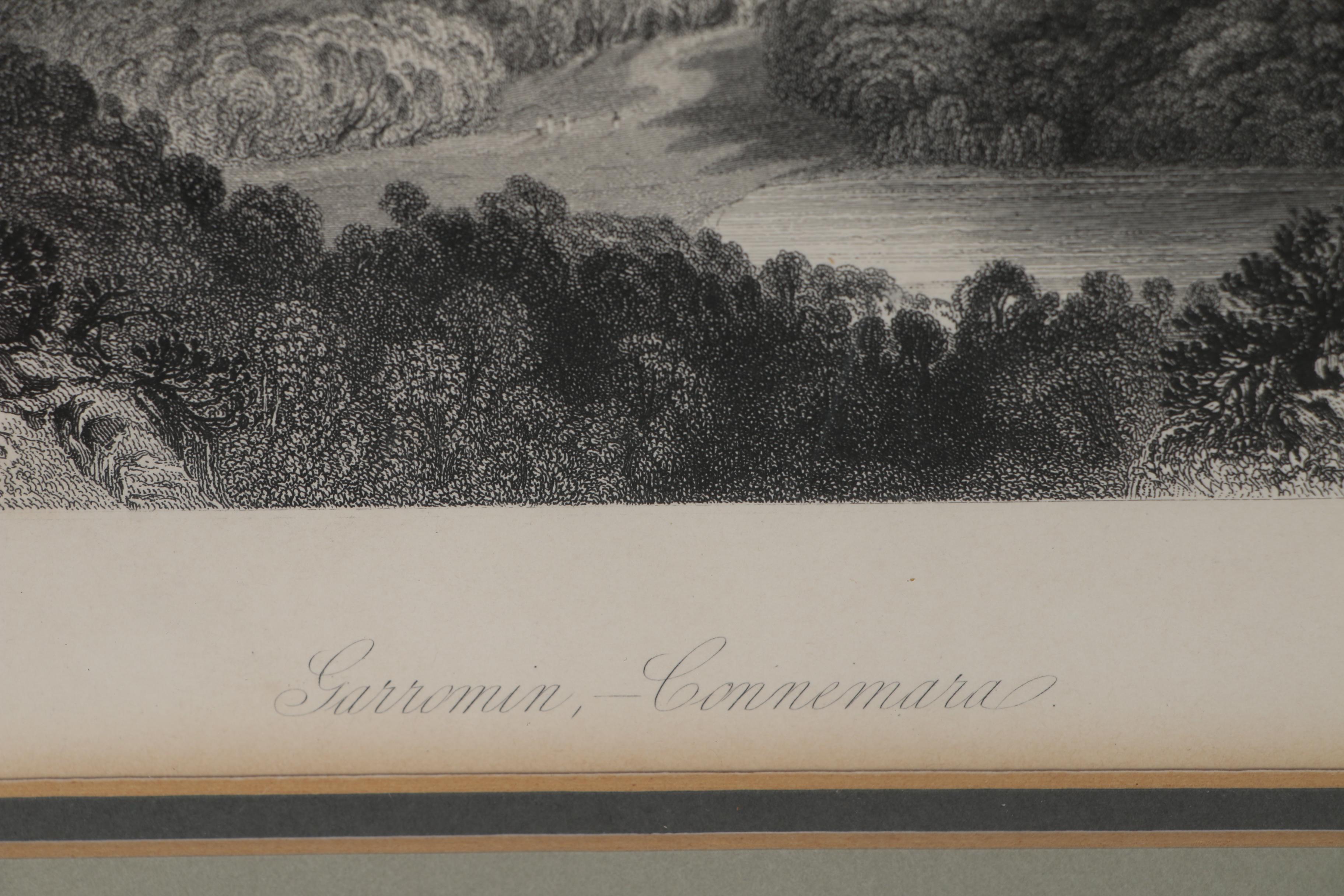 Engravings after William Henry Bartlett of Scenic Landscapes