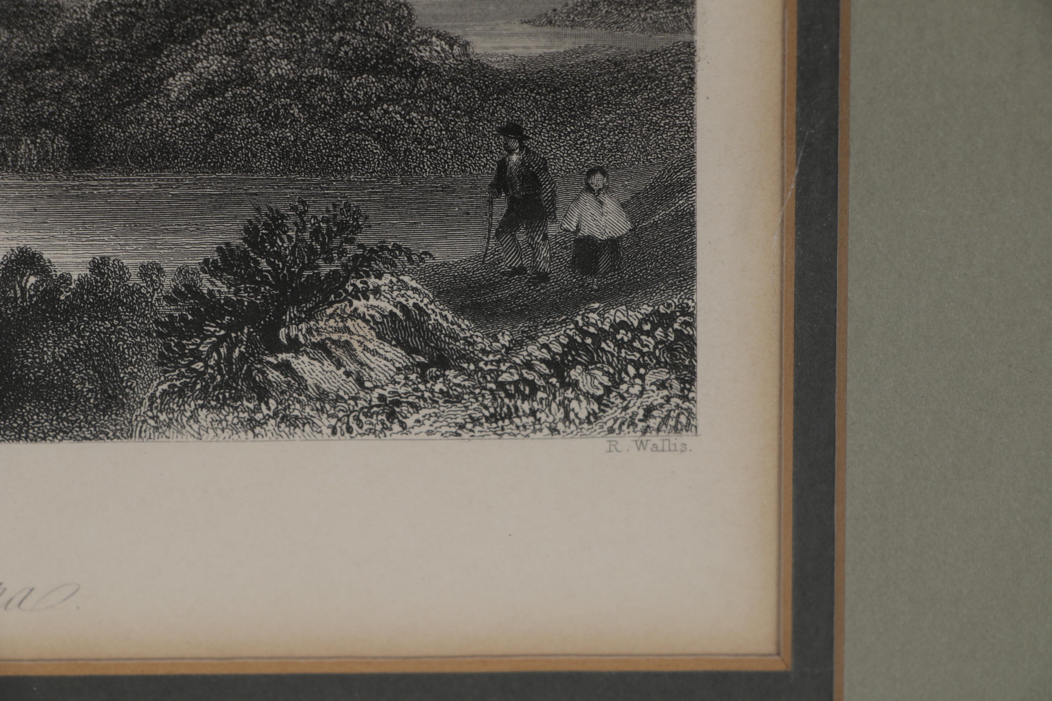 Engravings after William Henry Bartlett of Scenic Landscapes