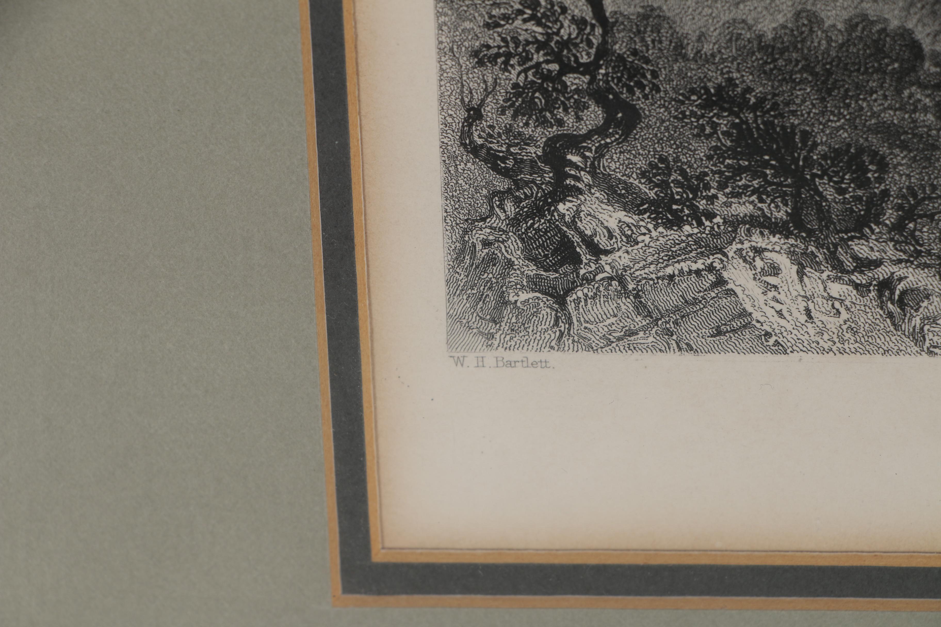 Engravings after William Henry Bartlett of Scenic Landscapes