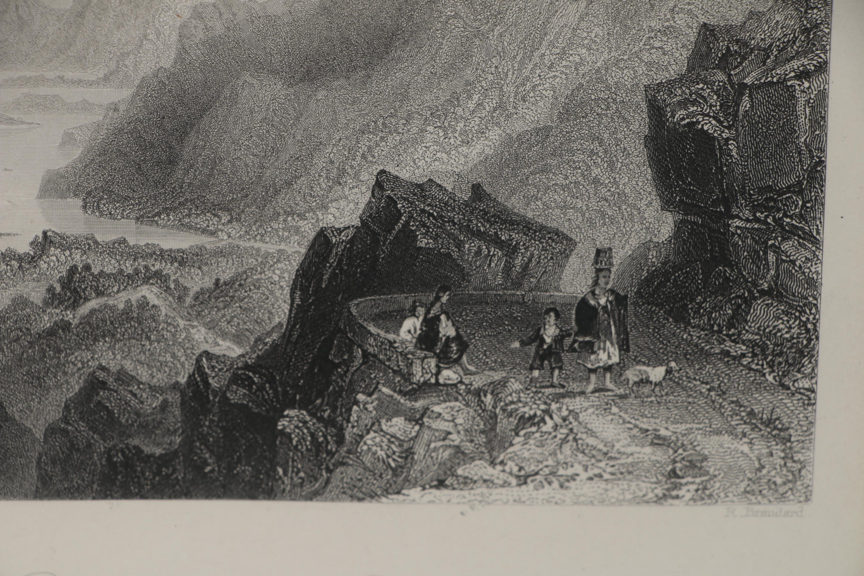 Engravings after William Henry Bartlett of Scenic Landscapes