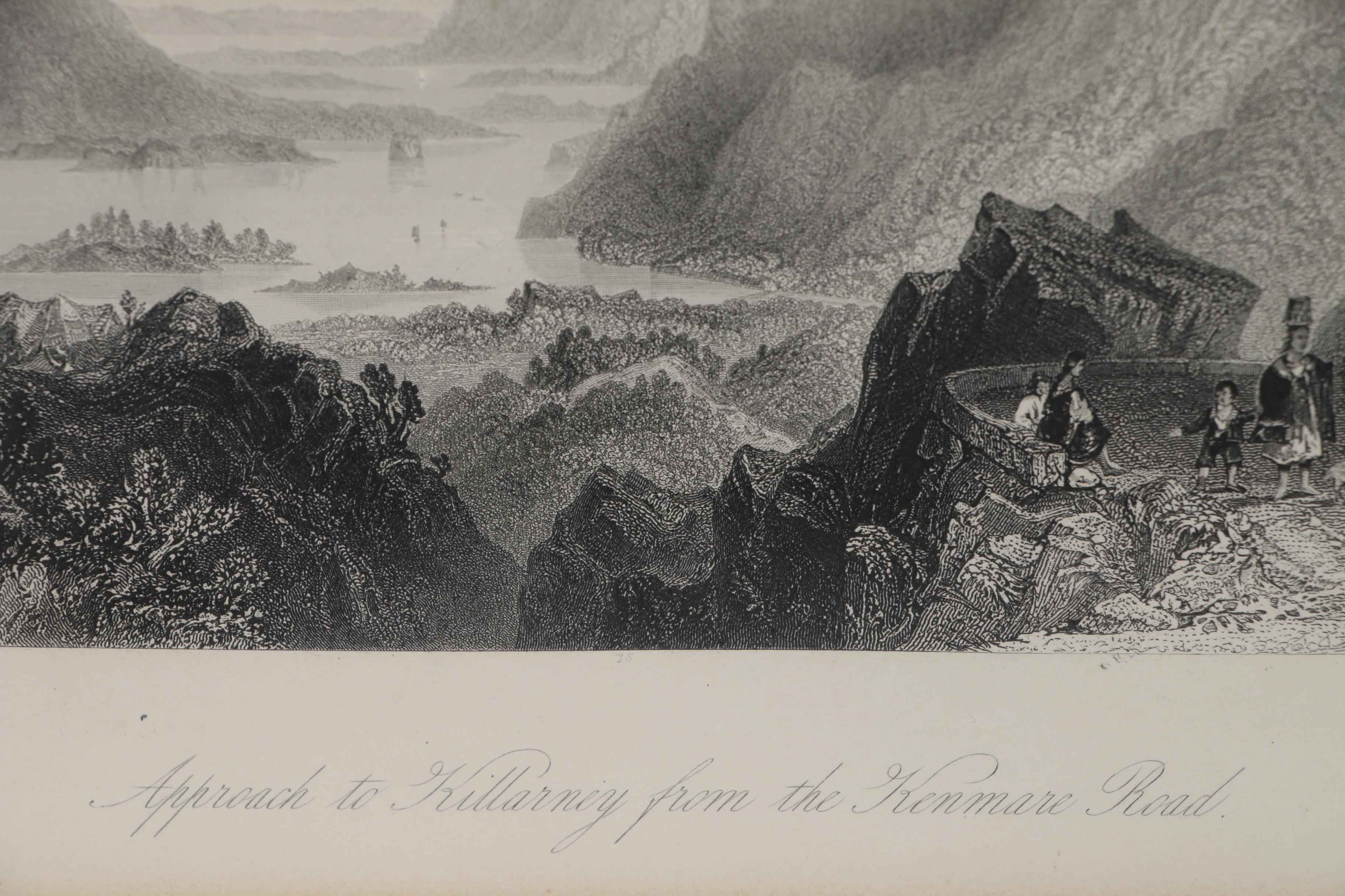 Engravings after William Henry Bartlett of Scenic Landscapes