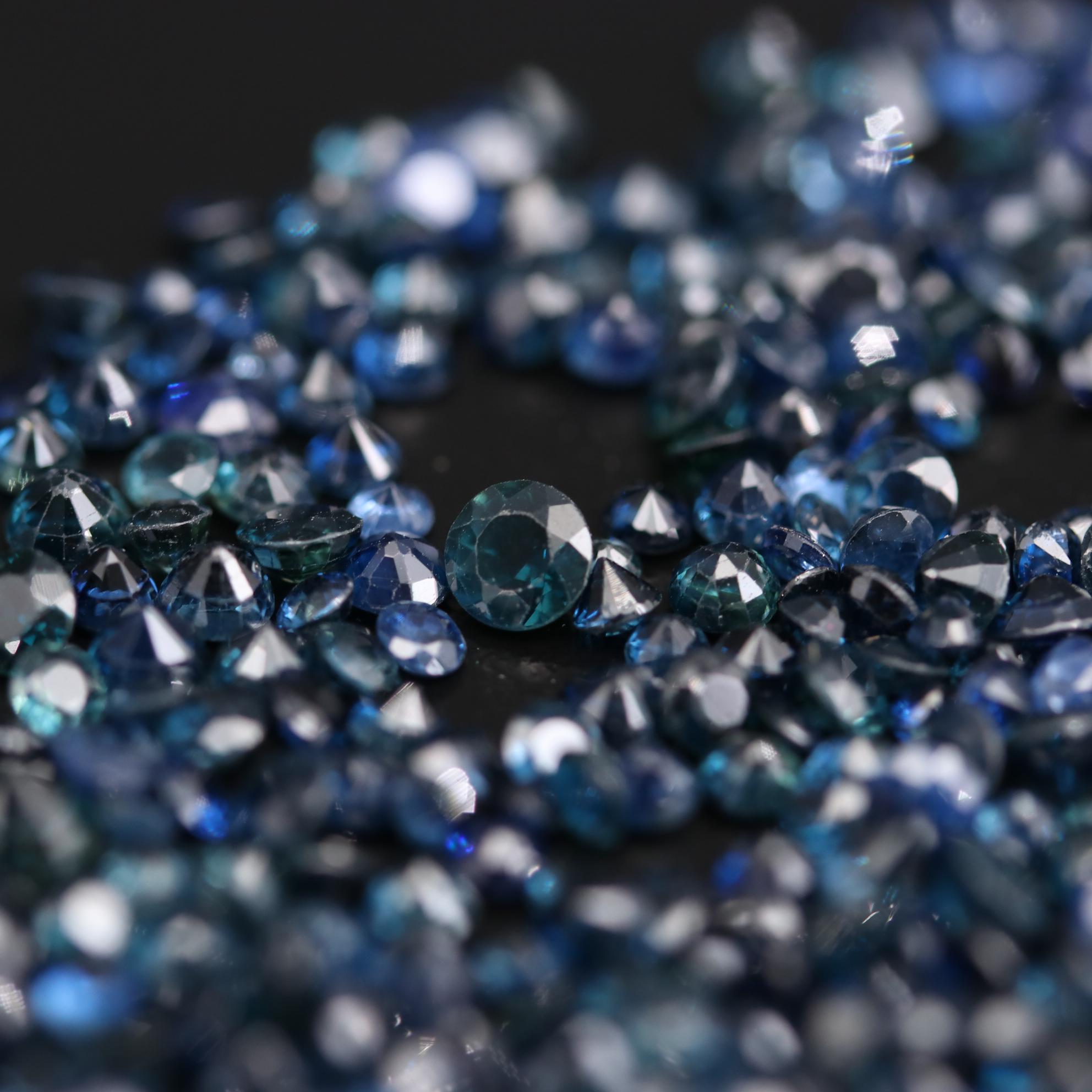 Loose 101.90 CTW Sapphire and Synthetic Sapphire Gemstones