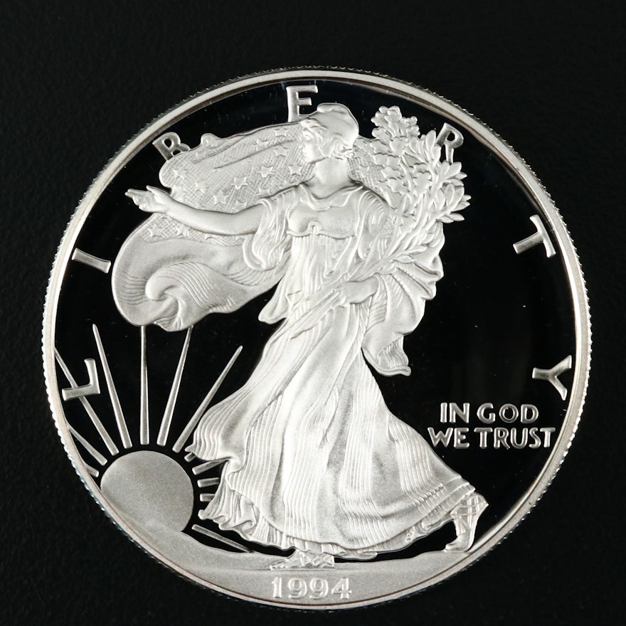 1994-P $1 U.S. Silver Eagle Proof Coin