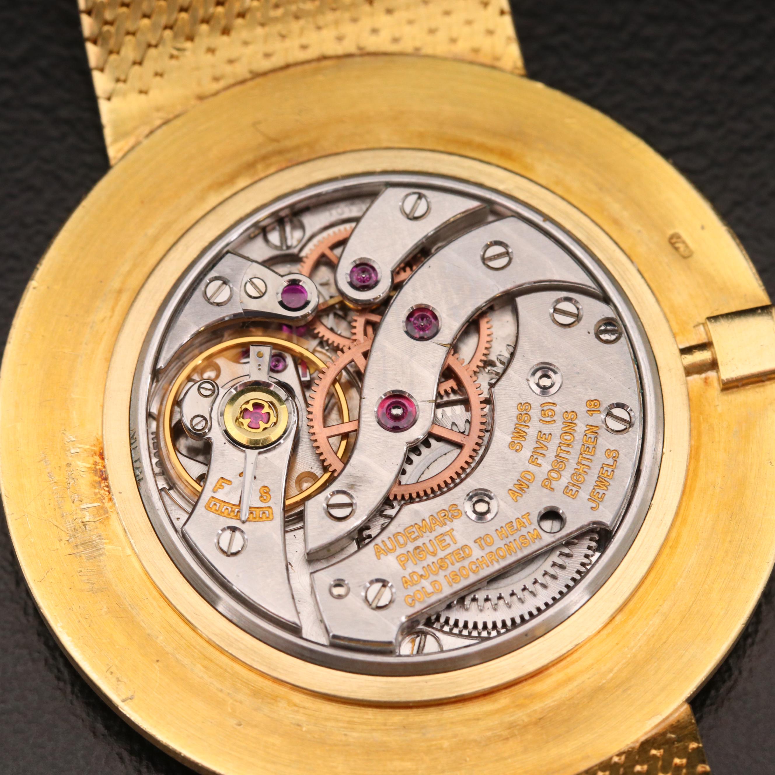 Audemars - Piquet Gubelin 18K Gold Stem Wind Watch