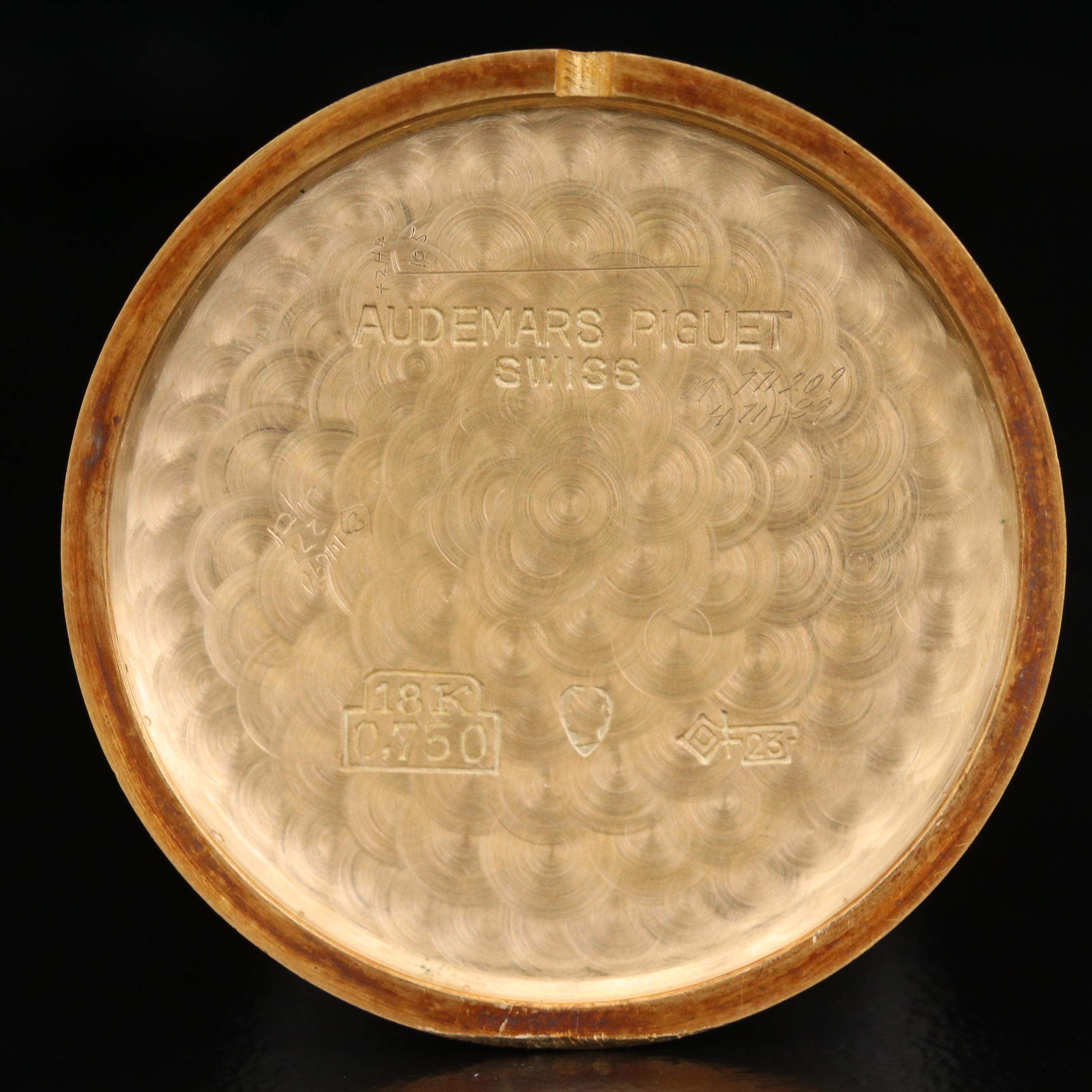 Audemars - Piquet Gubelin 18K Gold Stem Wind Watch