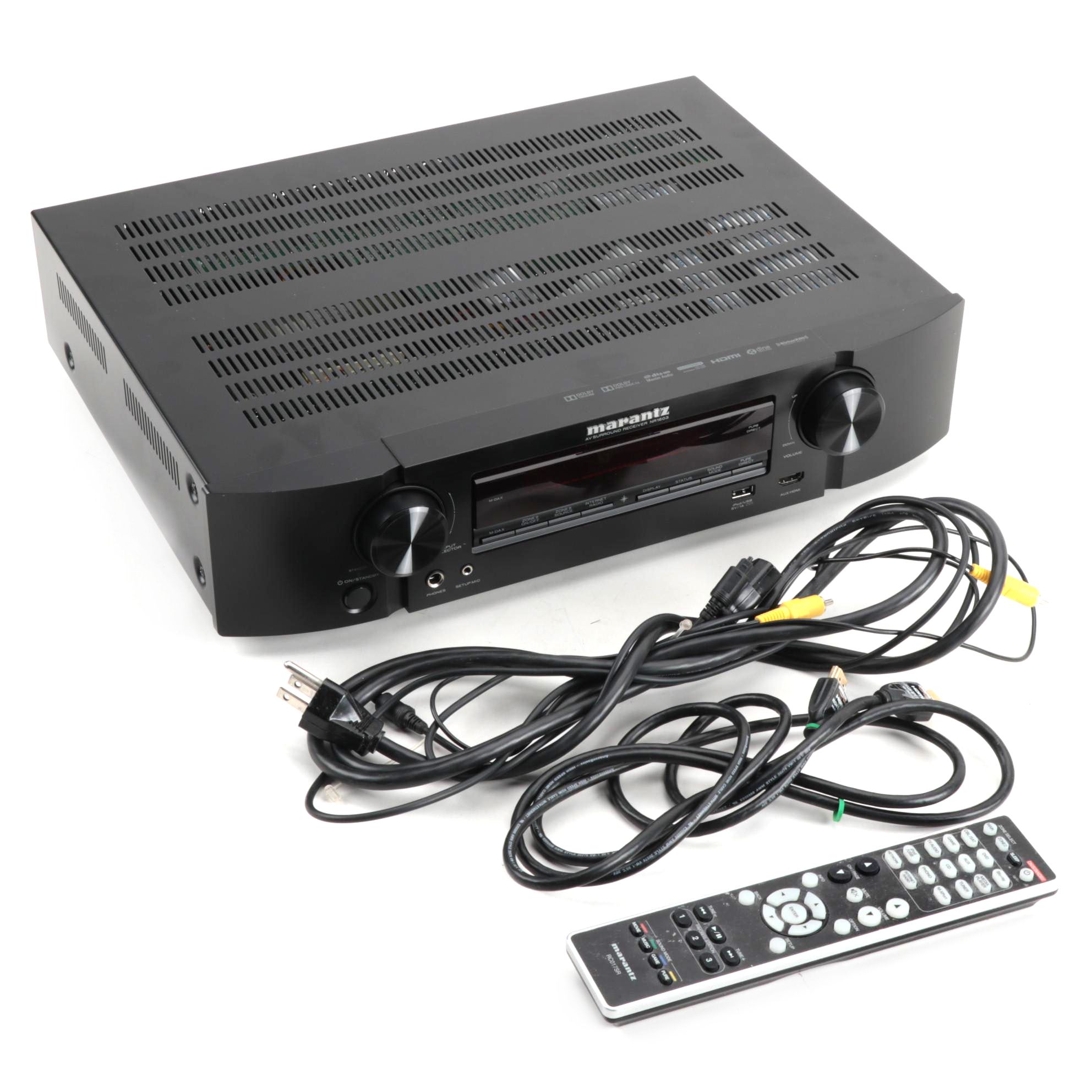 Marantz NR1603 Slim Line Audio/Video Receiver with Apple AirPlay