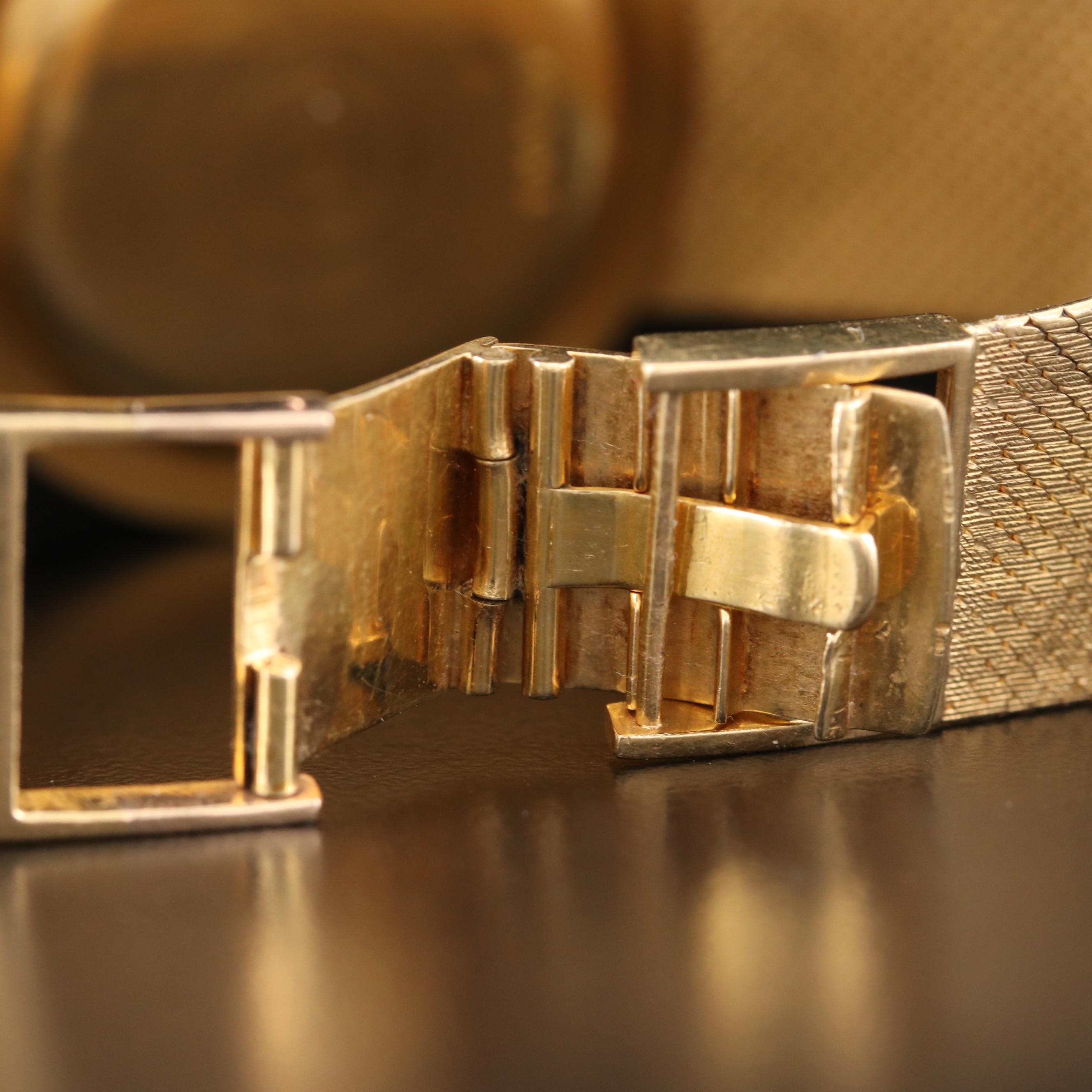 Audemars - Piquet Gubelin 18K Gold Stem Wind Watch