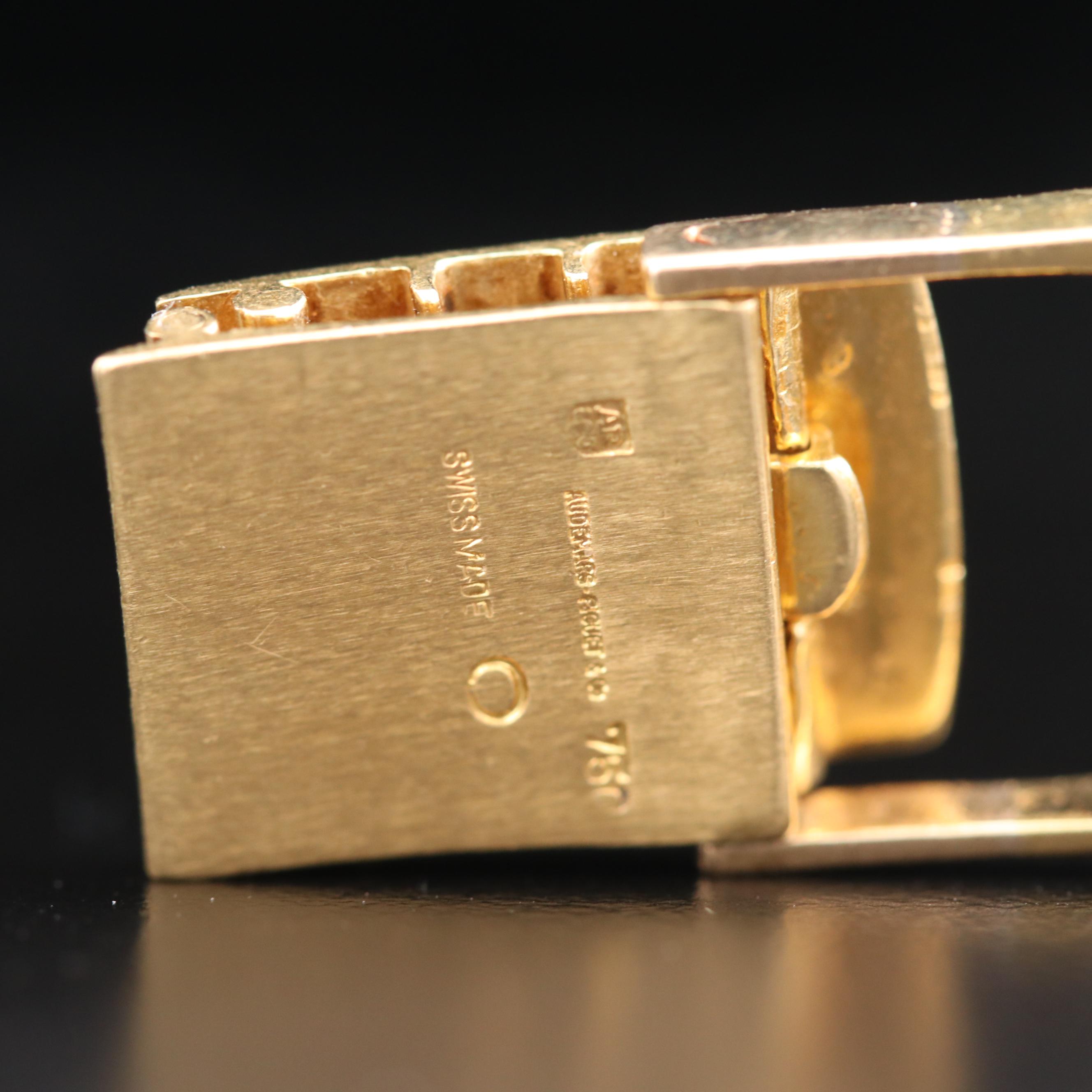 Audemars - Piquet Gubelin 18K Gold Stem Wind Watch