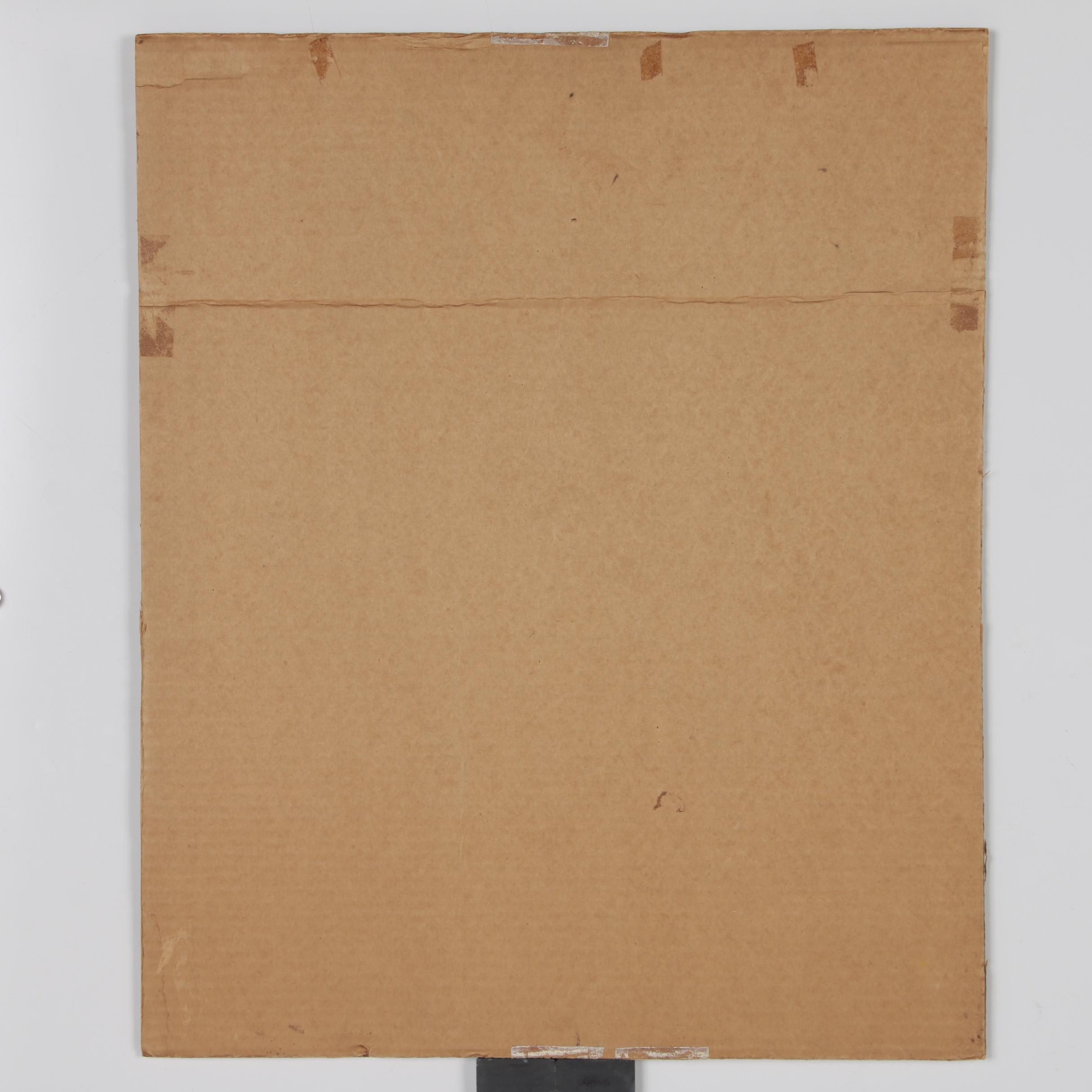 Franklin Folger Gouache Painting of Stylish Woman, 1956