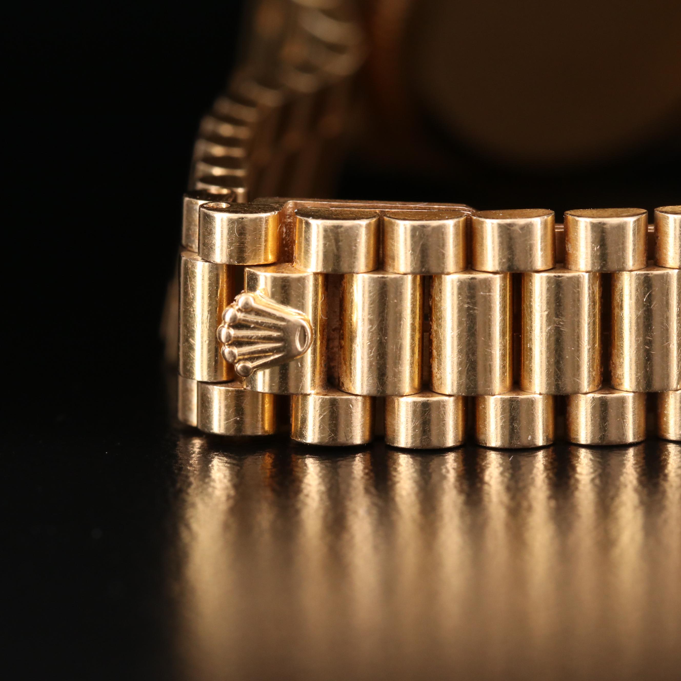 Rolex Datejust "President" 18K Gold Automatic Watch, 1995