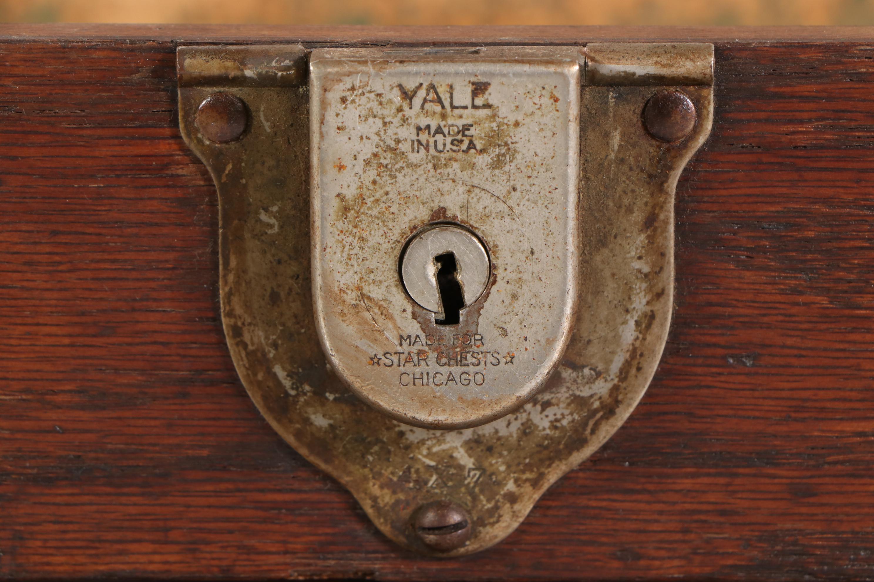 Star of Chicago Oak Machinist's Tool Chest, circa 1940