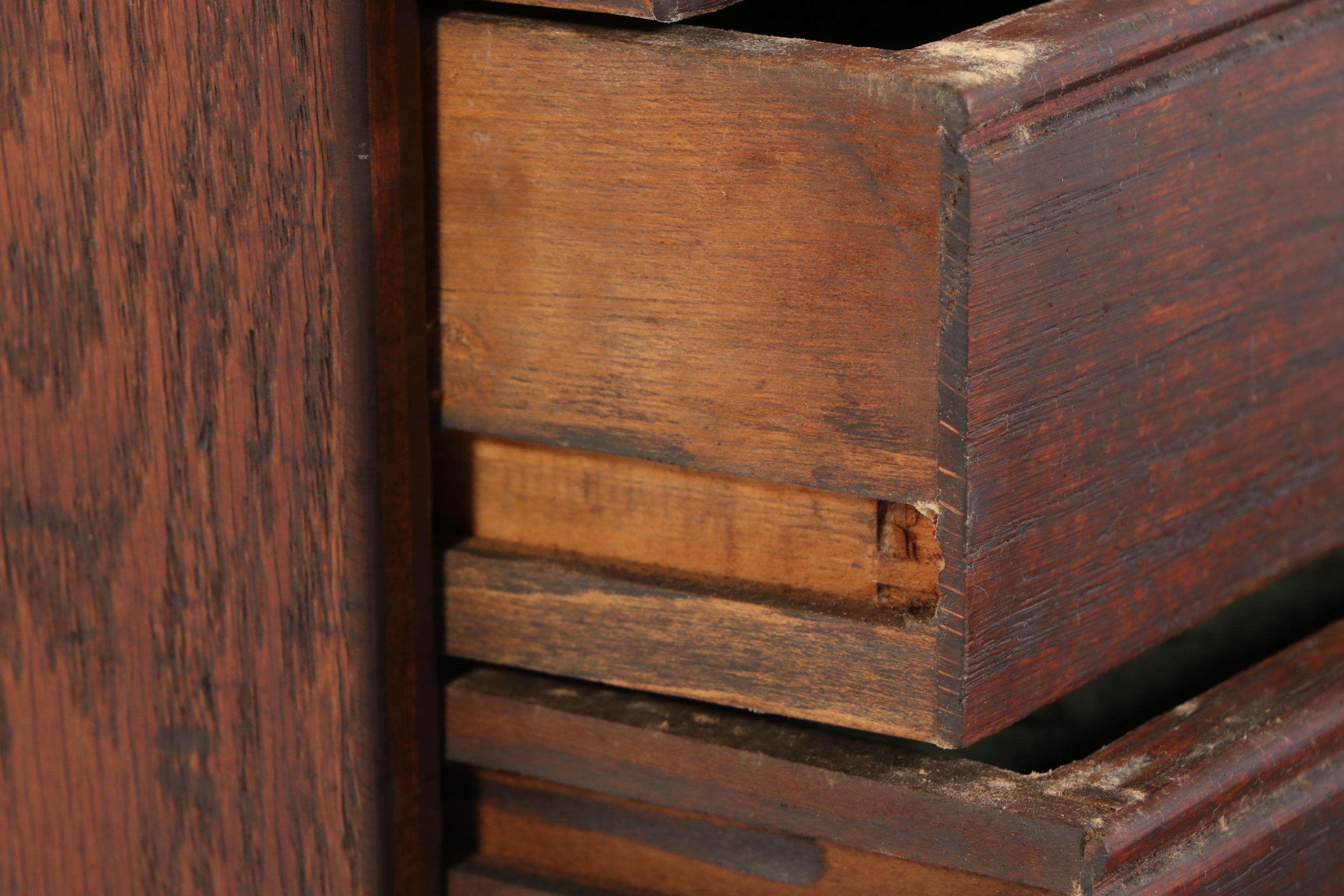 Star of Chicago Oak Machinist's Tool Chest, circa 1940
