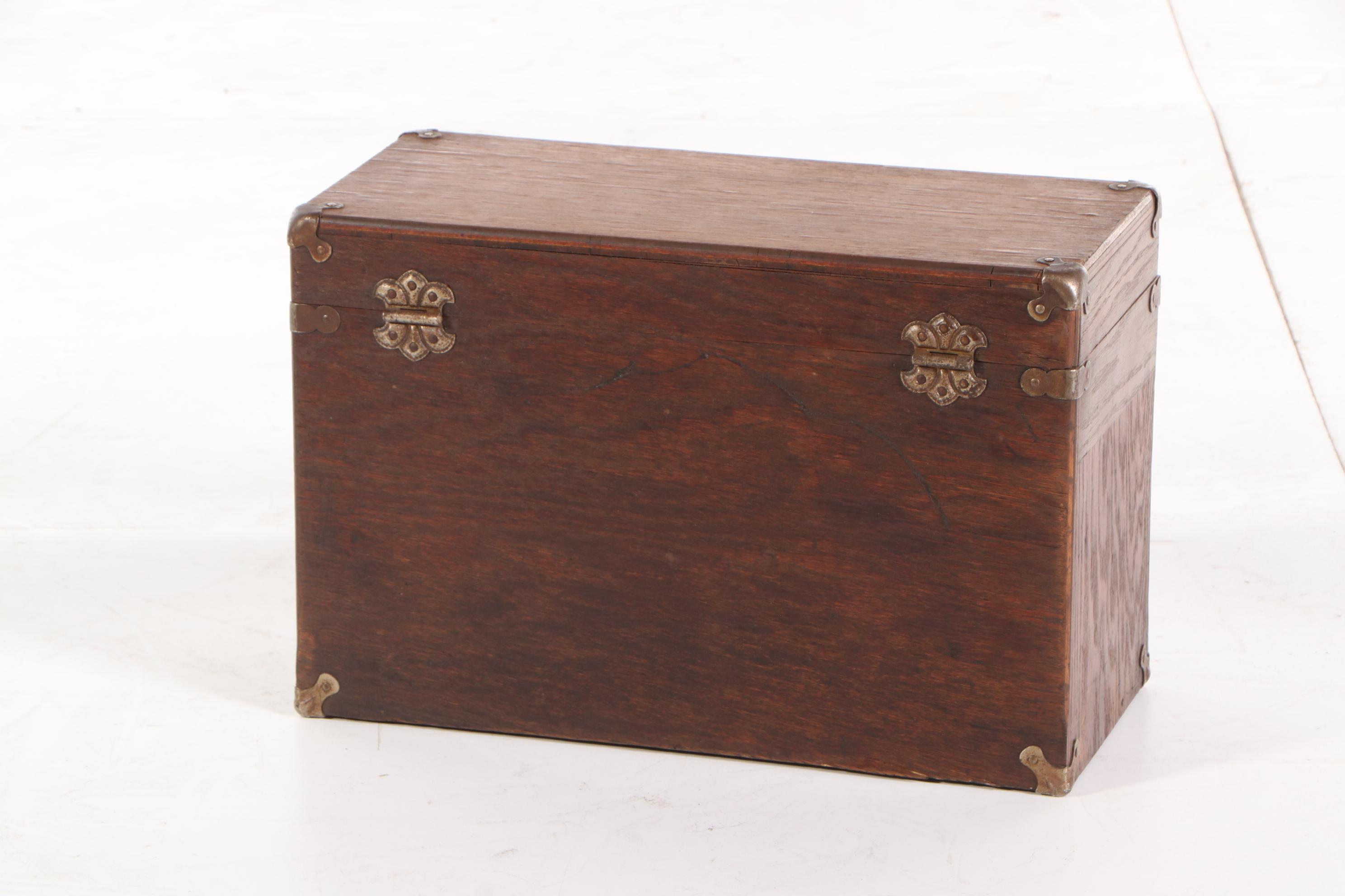 Star of Chicago Oak Machinist's Tool Chest, circa 1940