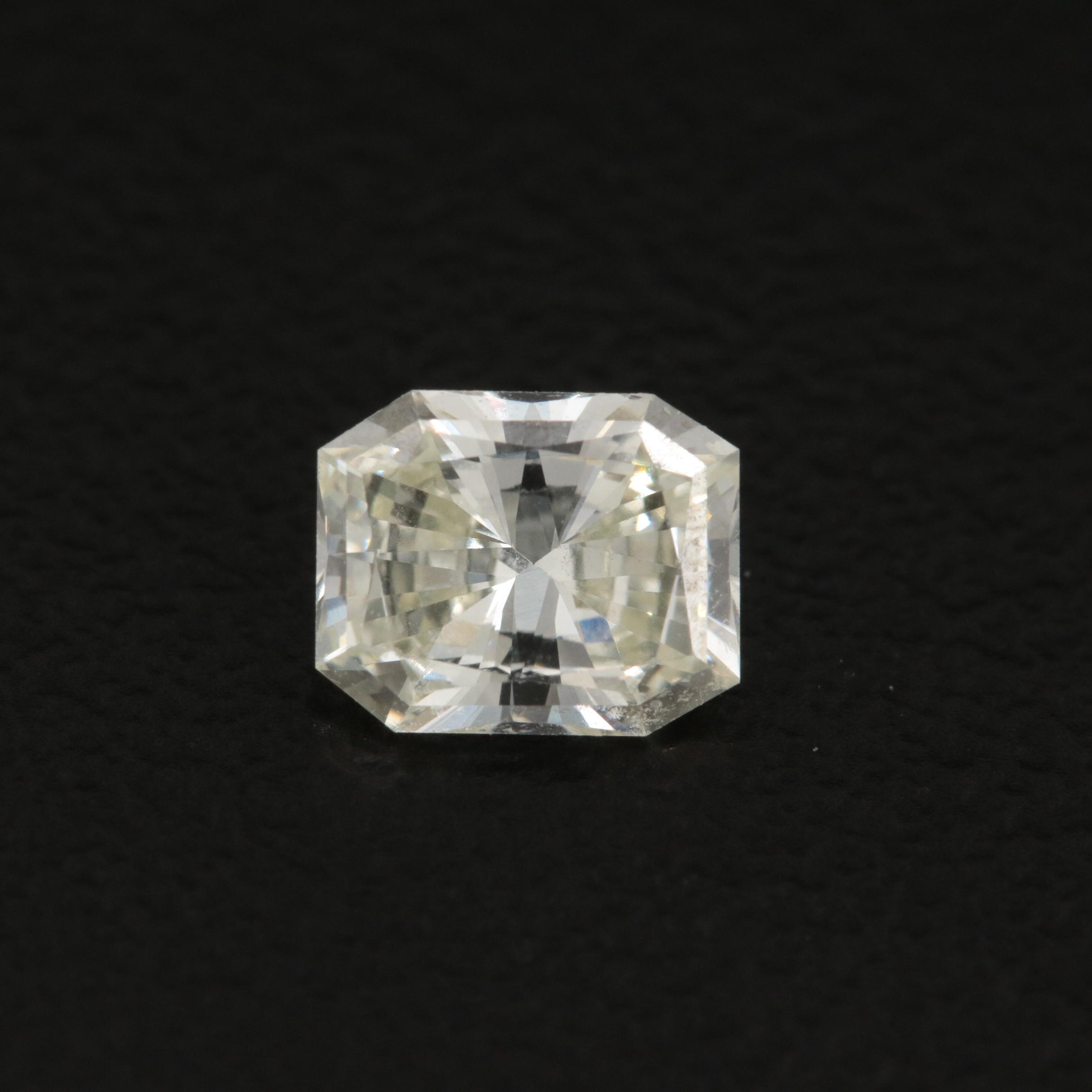 Loose 0.51 CT Octagonal Shaped Diamond Gemstone