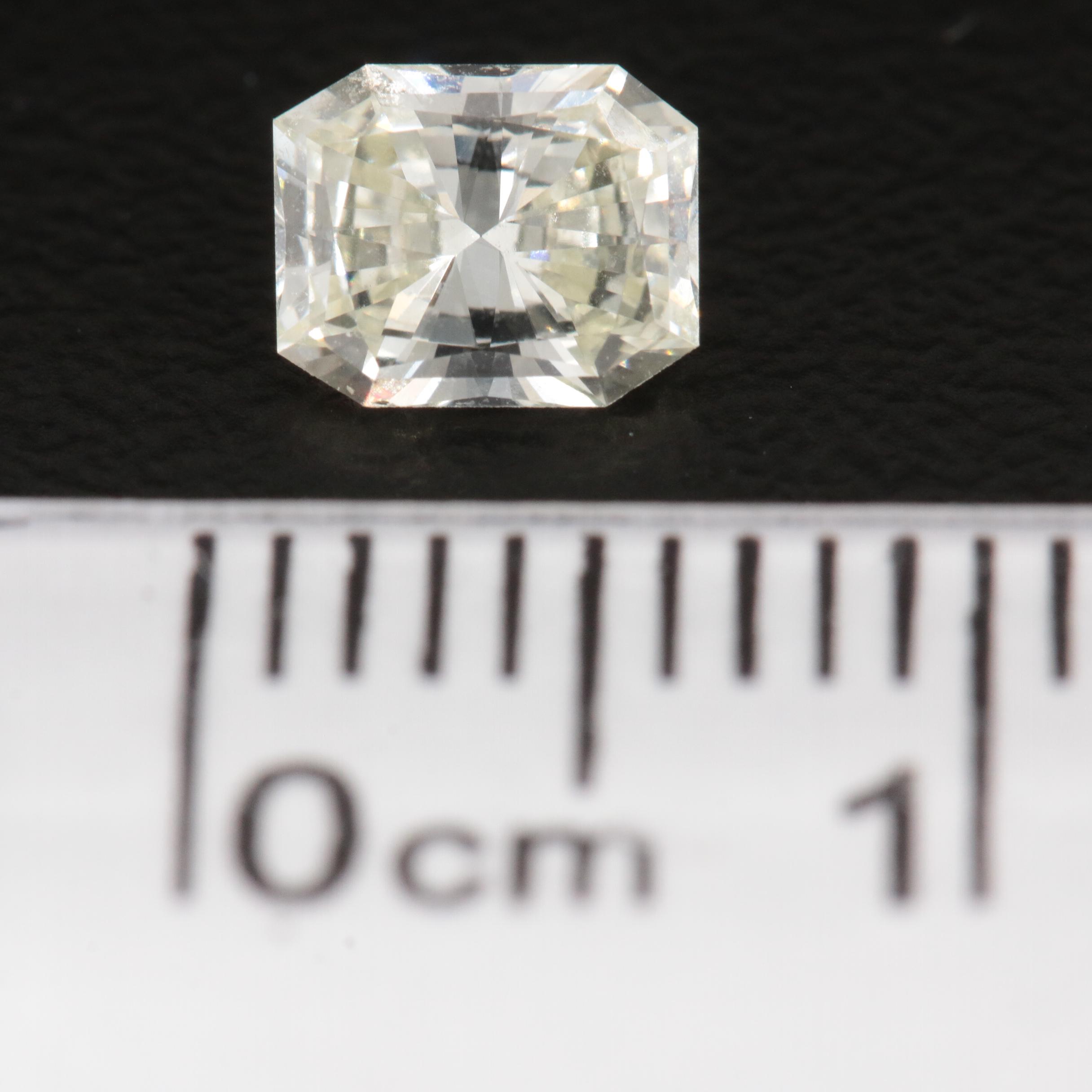 Loose 0.51 CT Octagonal Shaped Diamond Gemstone