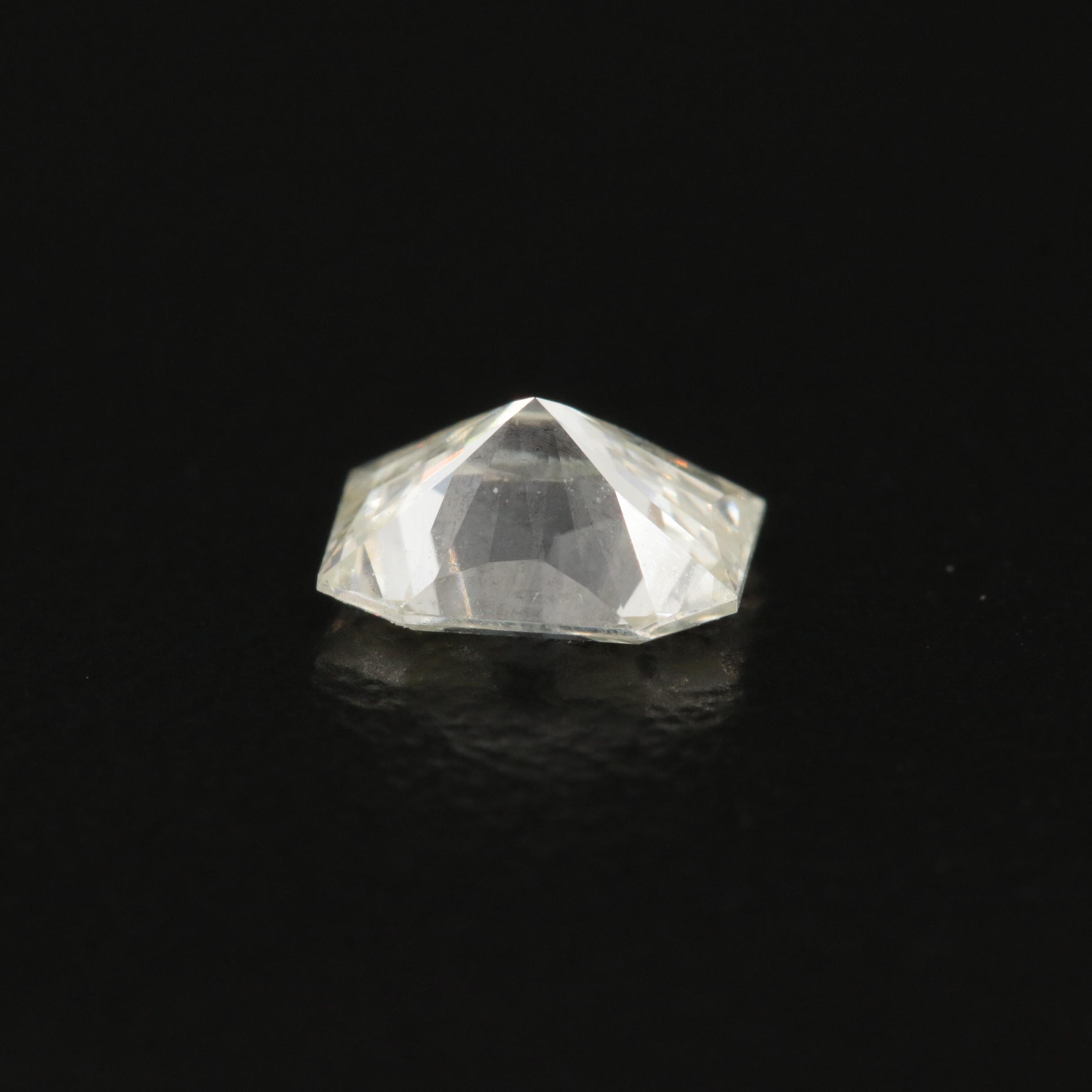 Loose 0.51 CT Octagonal Shaped Diamond Gemstone