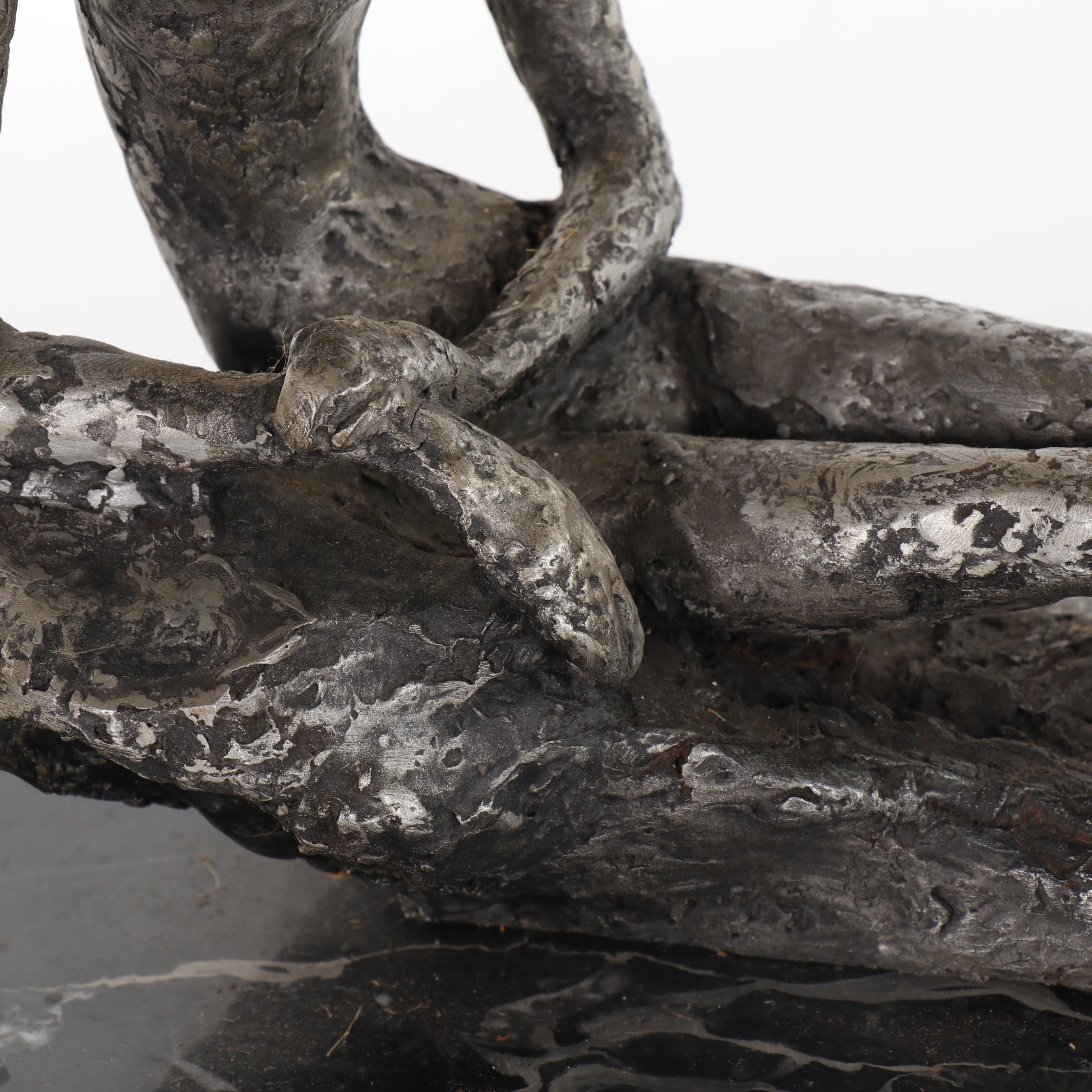 Reclining Female Figure Sculpture, Late 20th Century