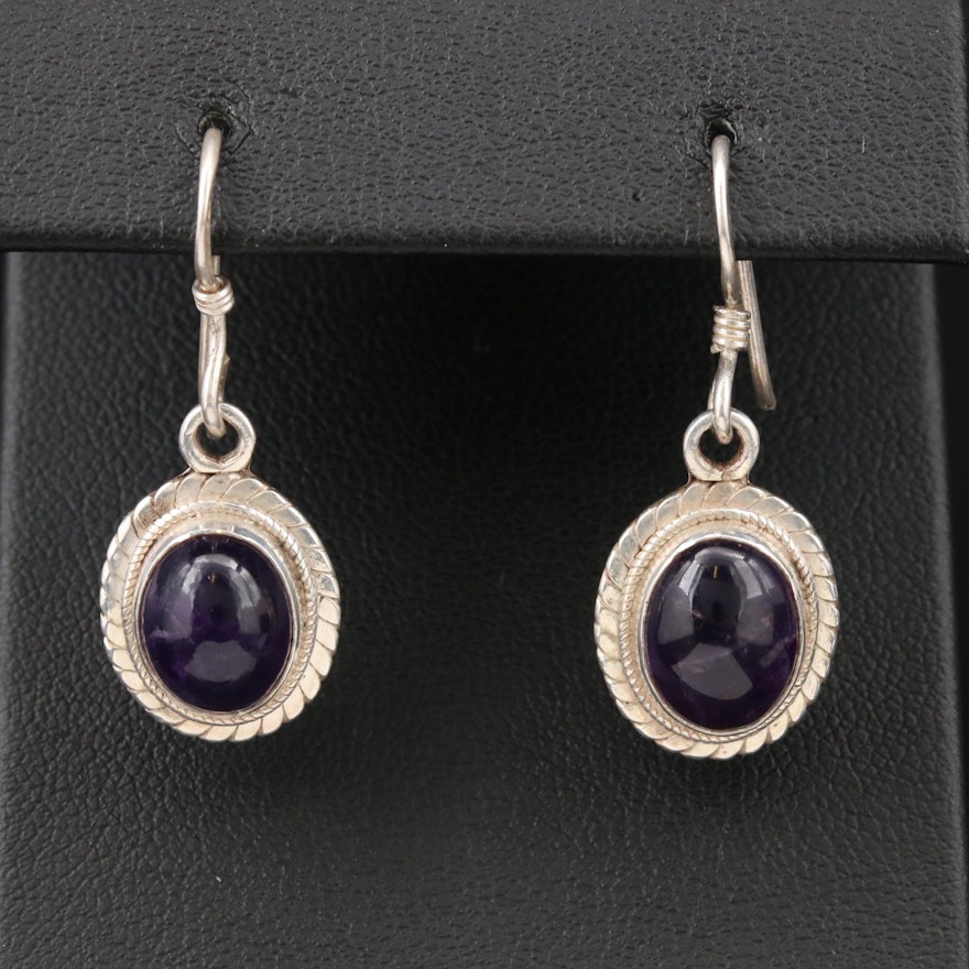 Sterling Silver Amethyst Earrings