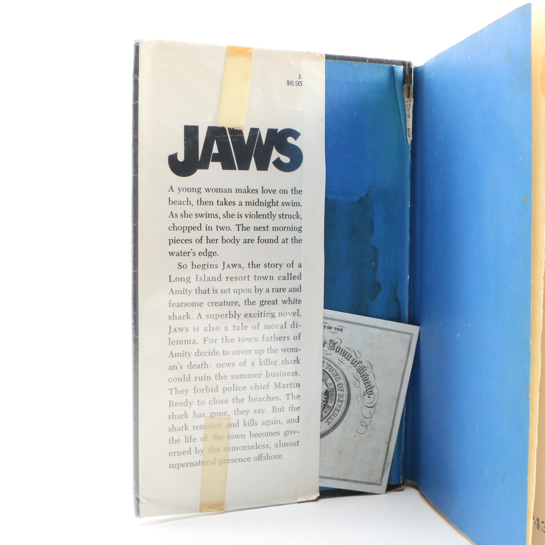 First Edition "Jaws" by Peter Benchley, 1974