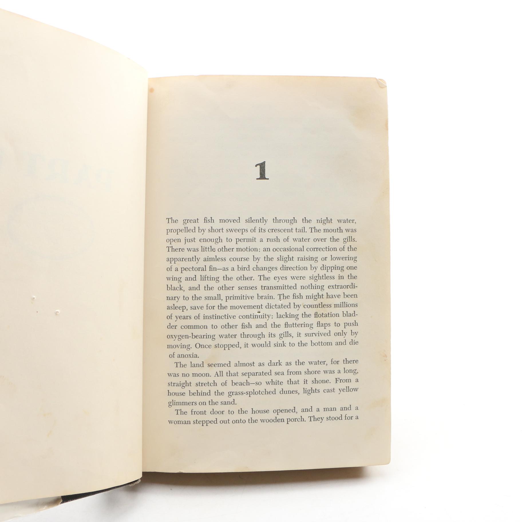 First Edition "Jaws" by Peter Benchley, 1974